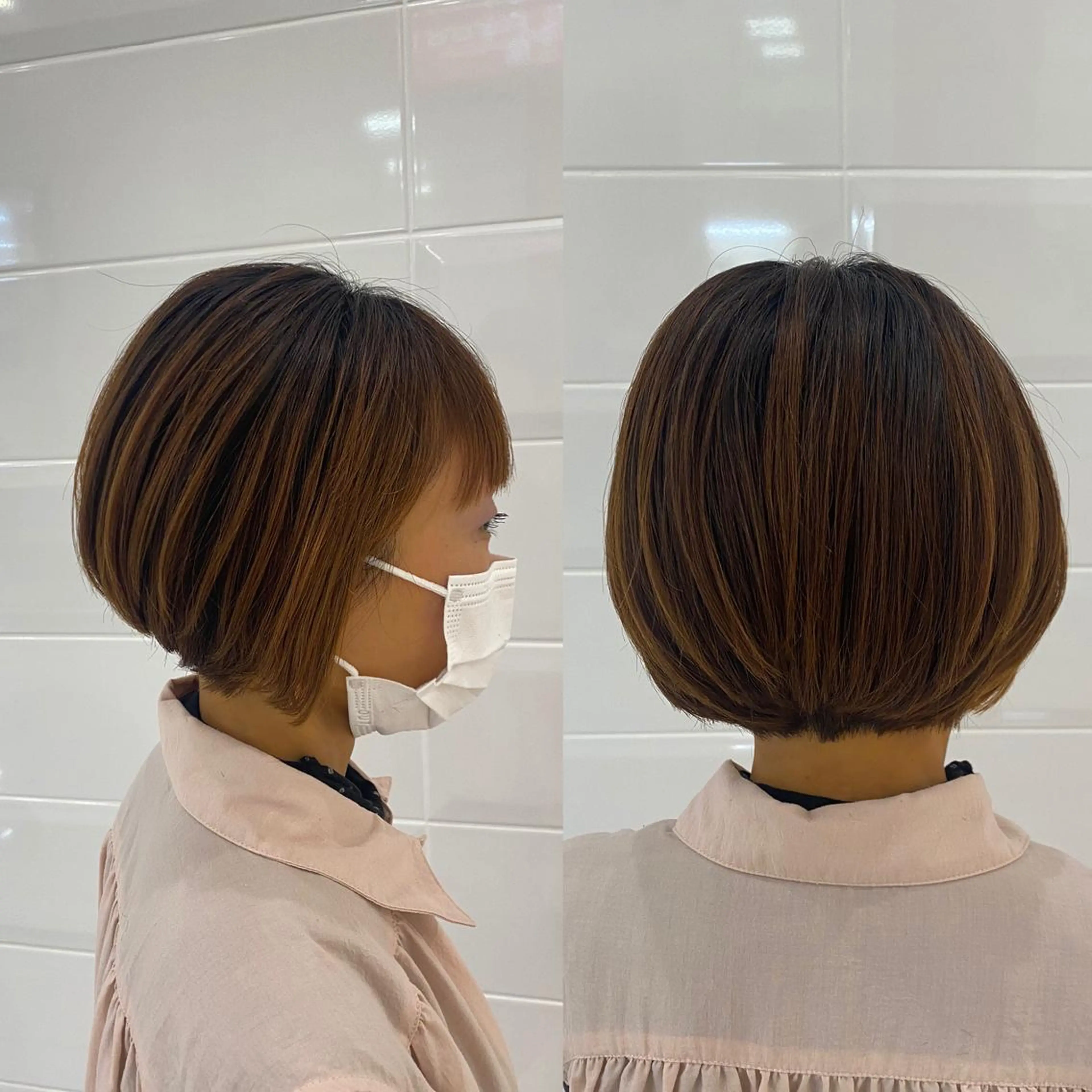 ショート ショートボブ ボブ ショートヘア 竹内 美貴のヘアスタイル