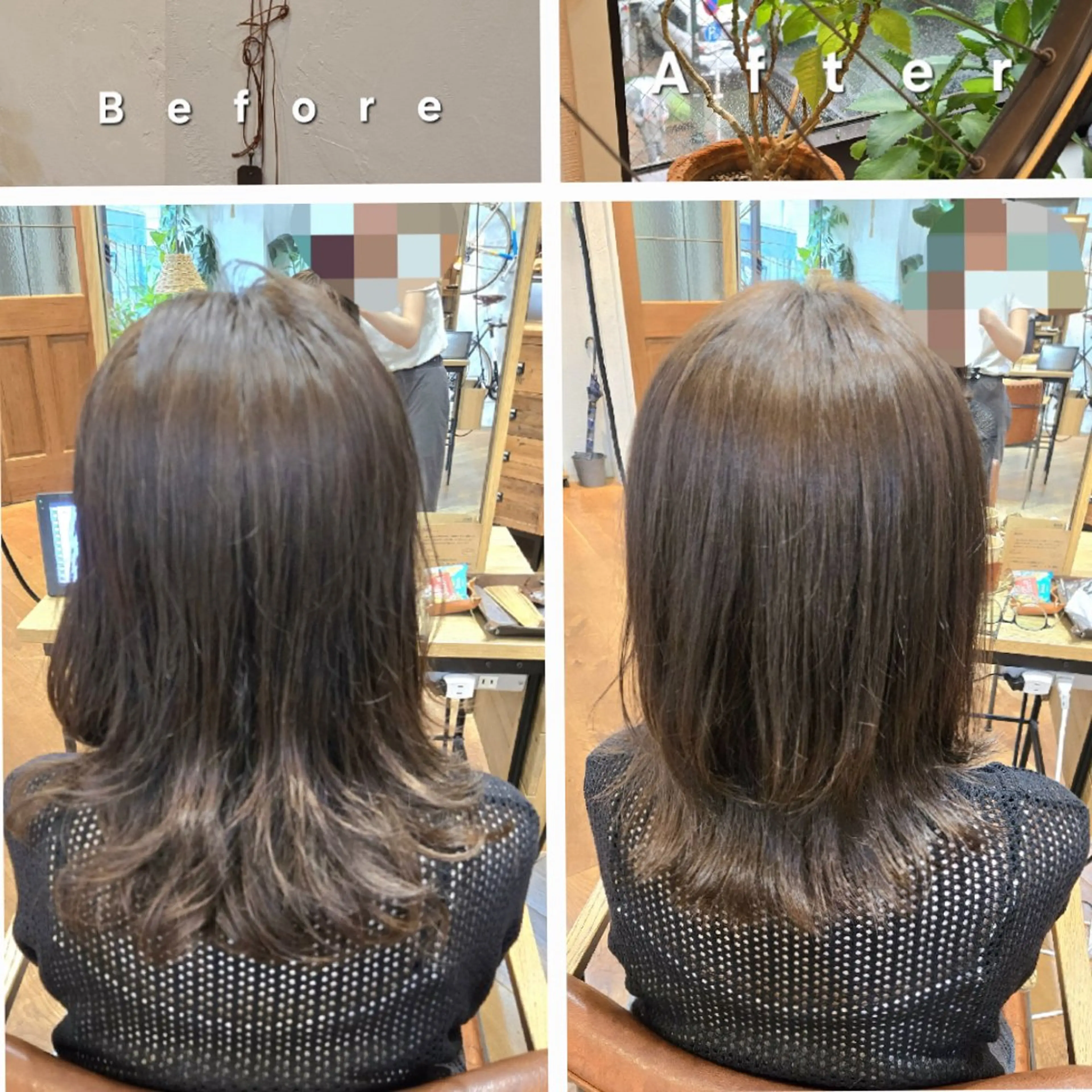 ミディアム くびれヘア 銀座knoll🌿 【平日朝限定cut】のヘアスタイル