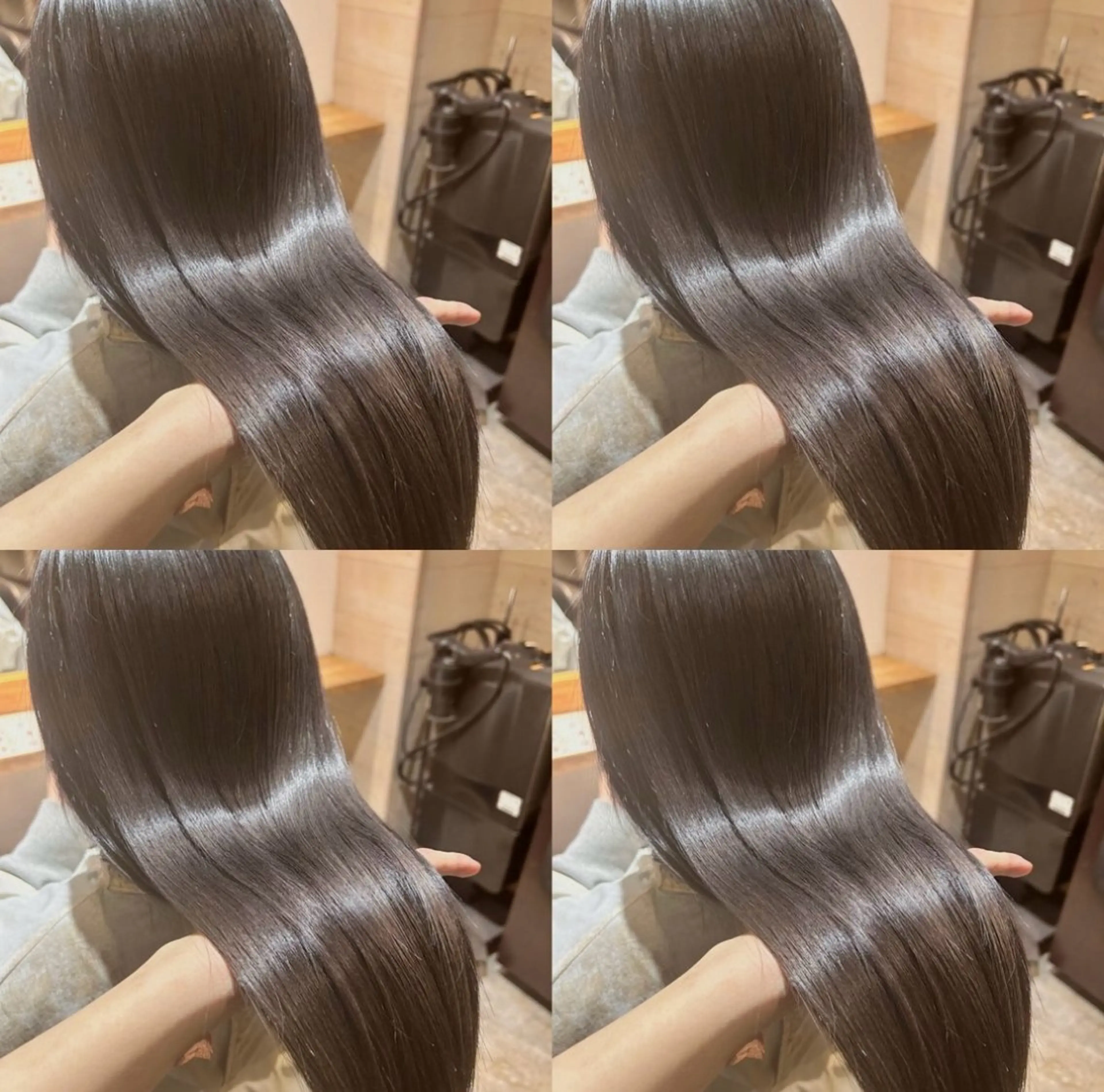 💎髪質改善💎カット➕ブリーチなしケアダブルカラー➕メテオTR【レイヤー/暖色/寒色/METEO /韓国ヘア】の写真