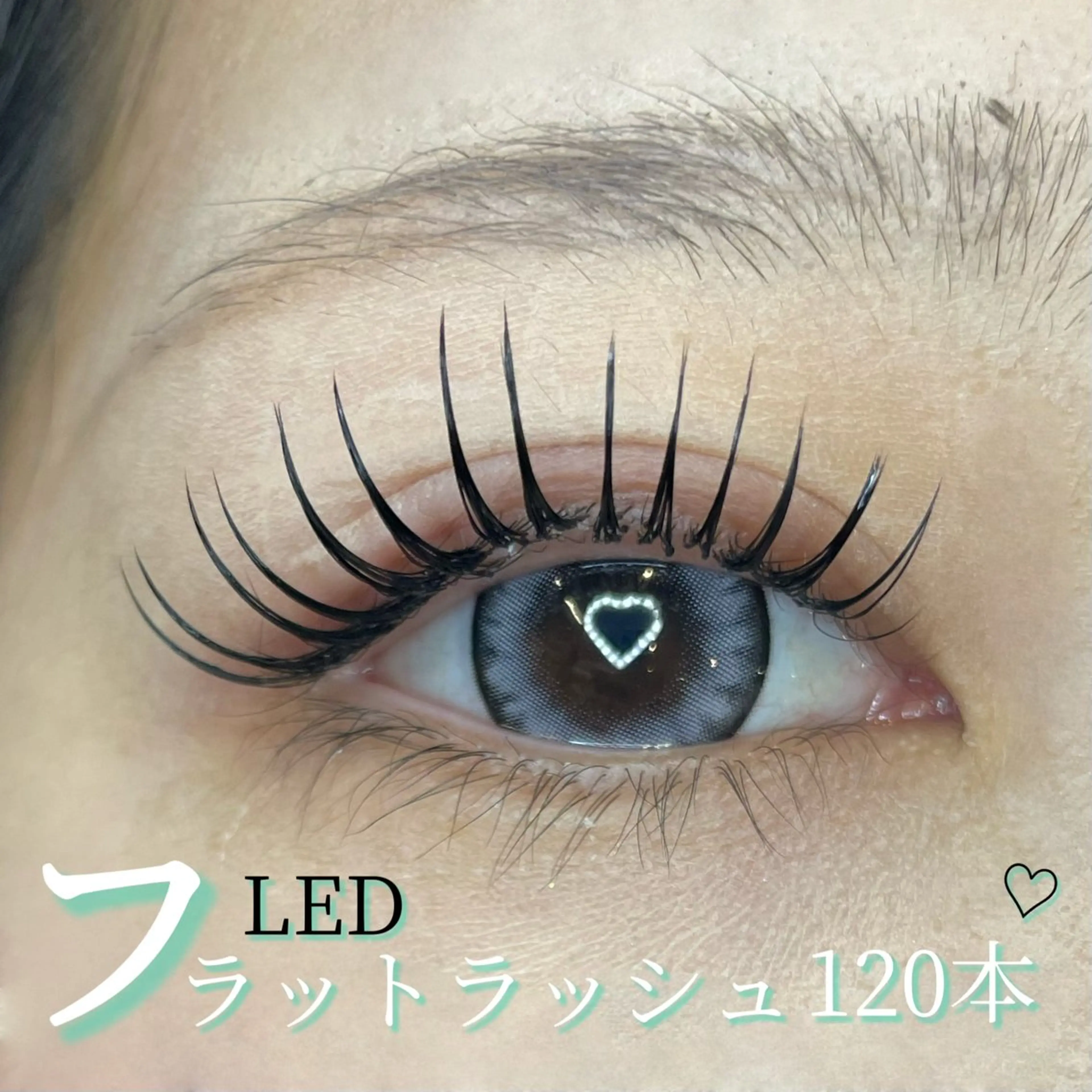 🩵LED🐠フラットラッシュ120本の写真