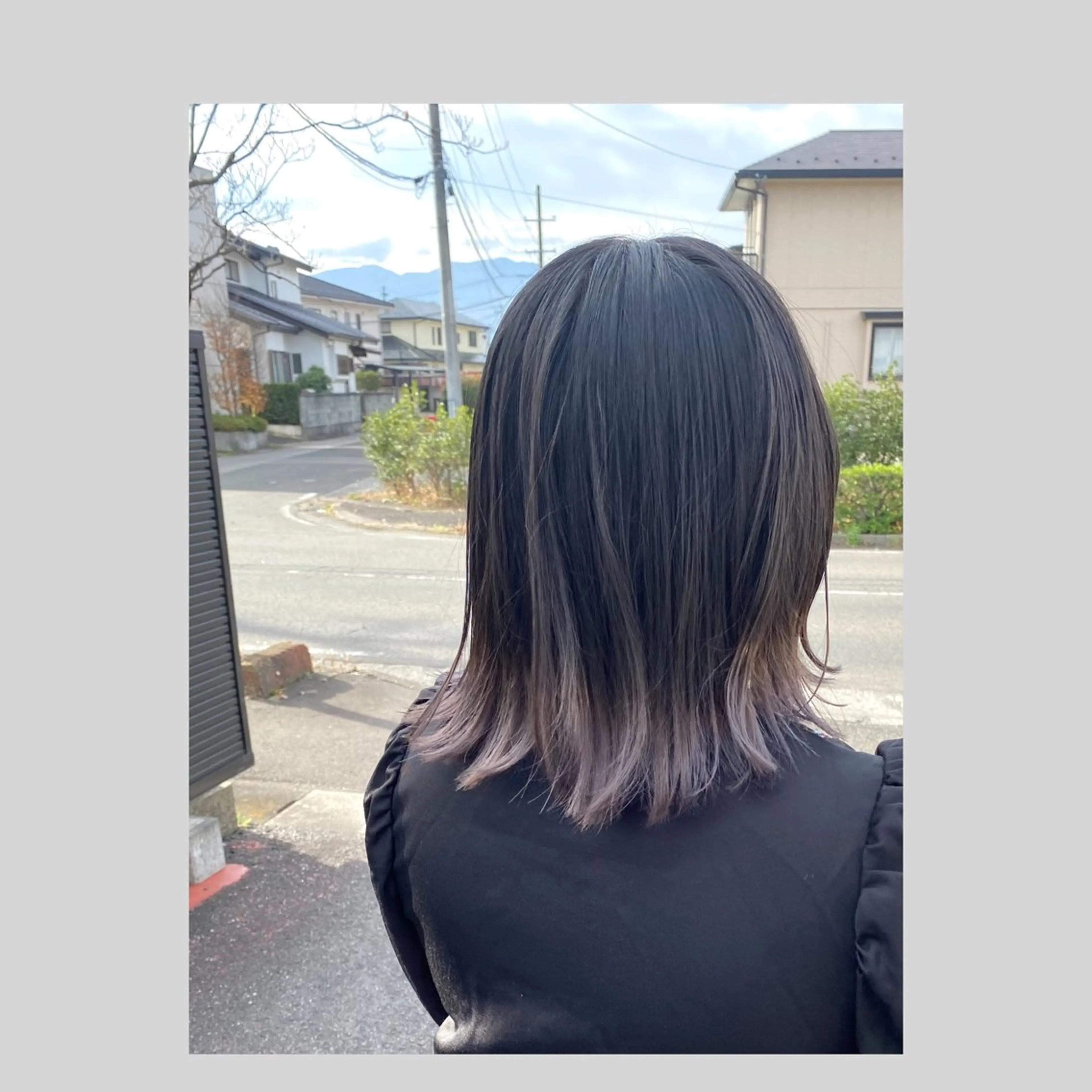 カラー グラデーションカラー 佐藤 沙也輝のヘアスタイル