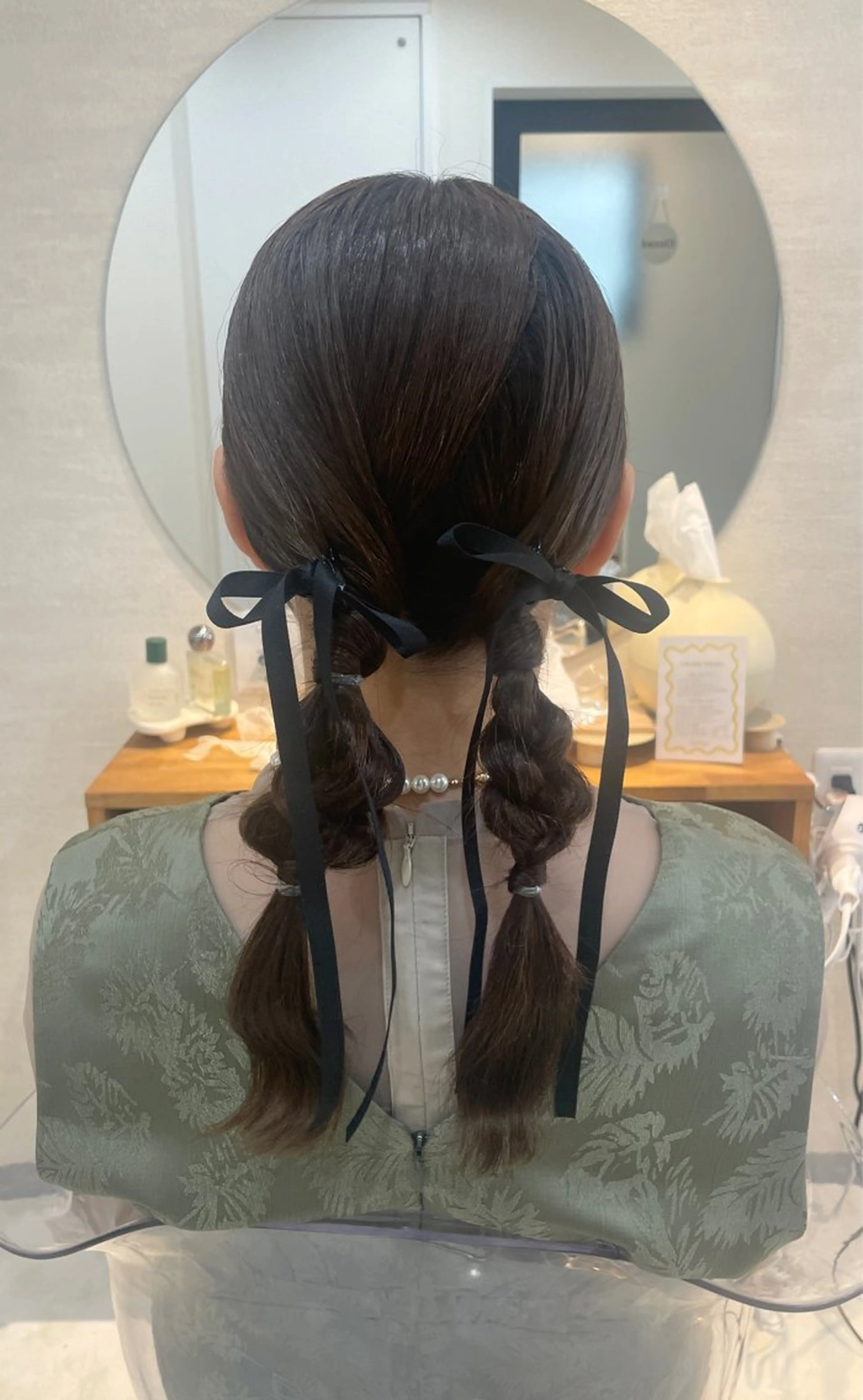 セミロング お呼ばれヘア/セット /ヘアアレンジ/れいのヘアスタイル