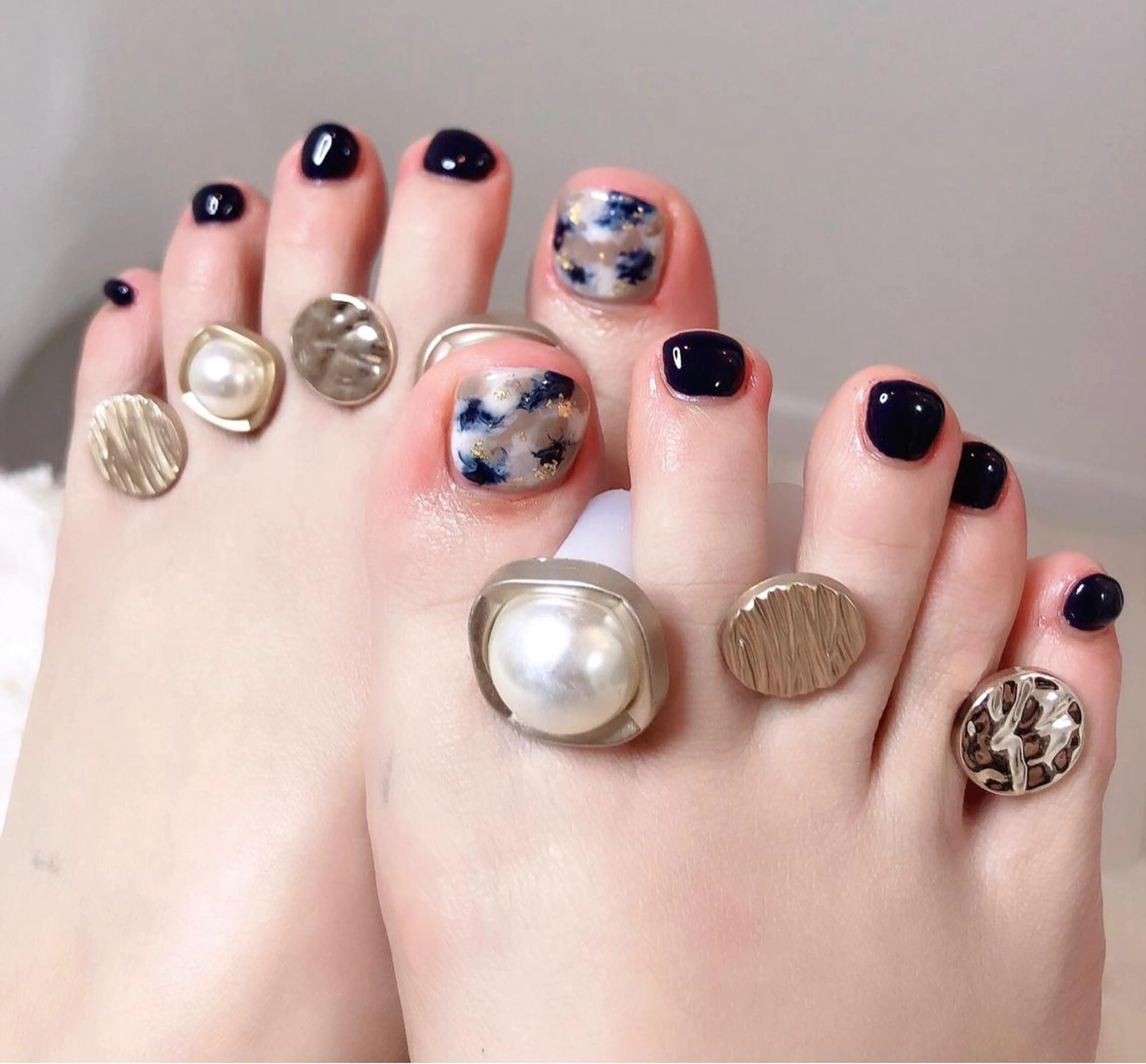 ネイル アートネイル フットネイル ワンカラーネイル 片平 恭子のマツエク・マツパデザイン