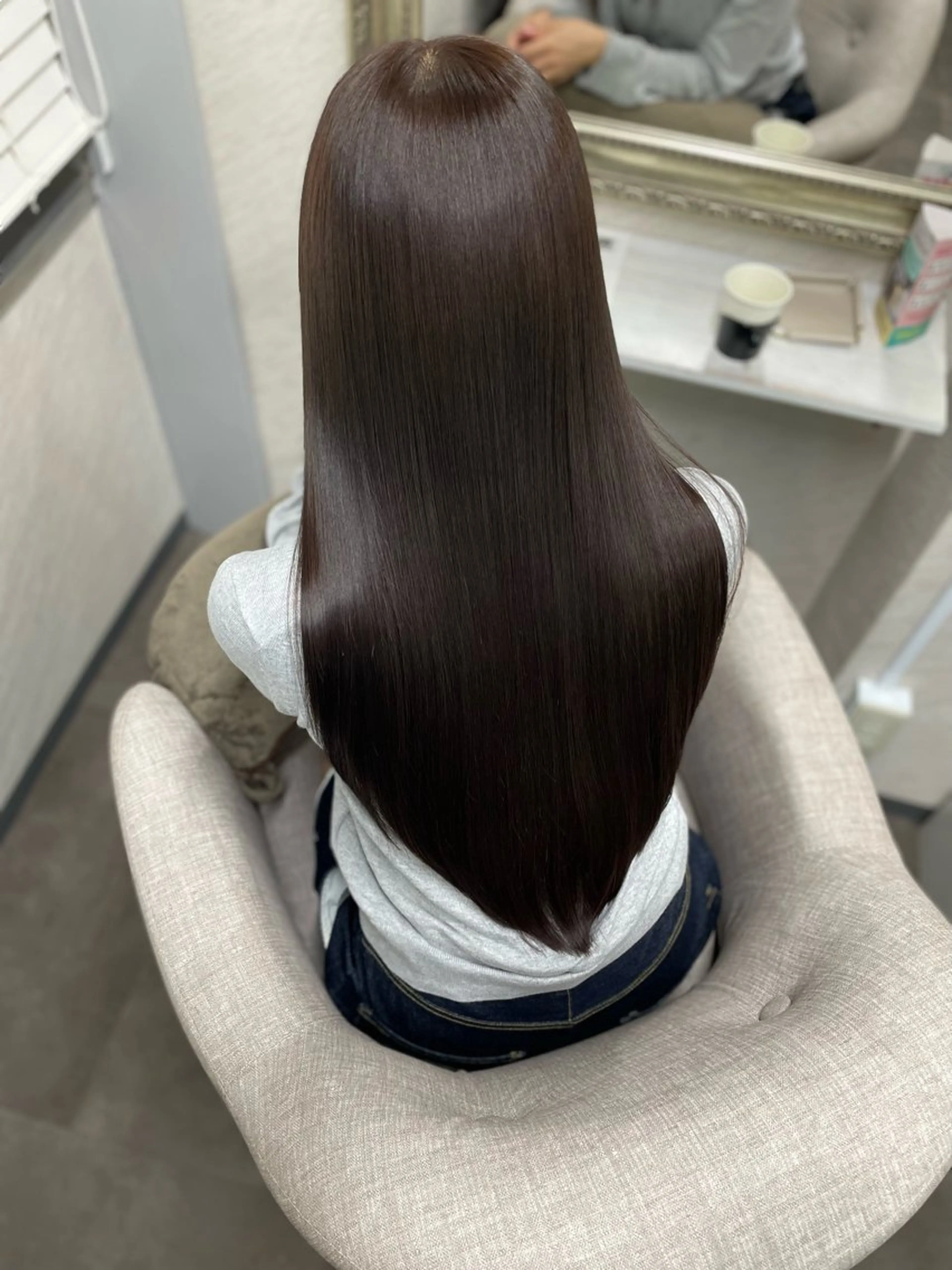 ロング 髪質改善/縮毛矯正 アンナ🍊のヘアスタイル