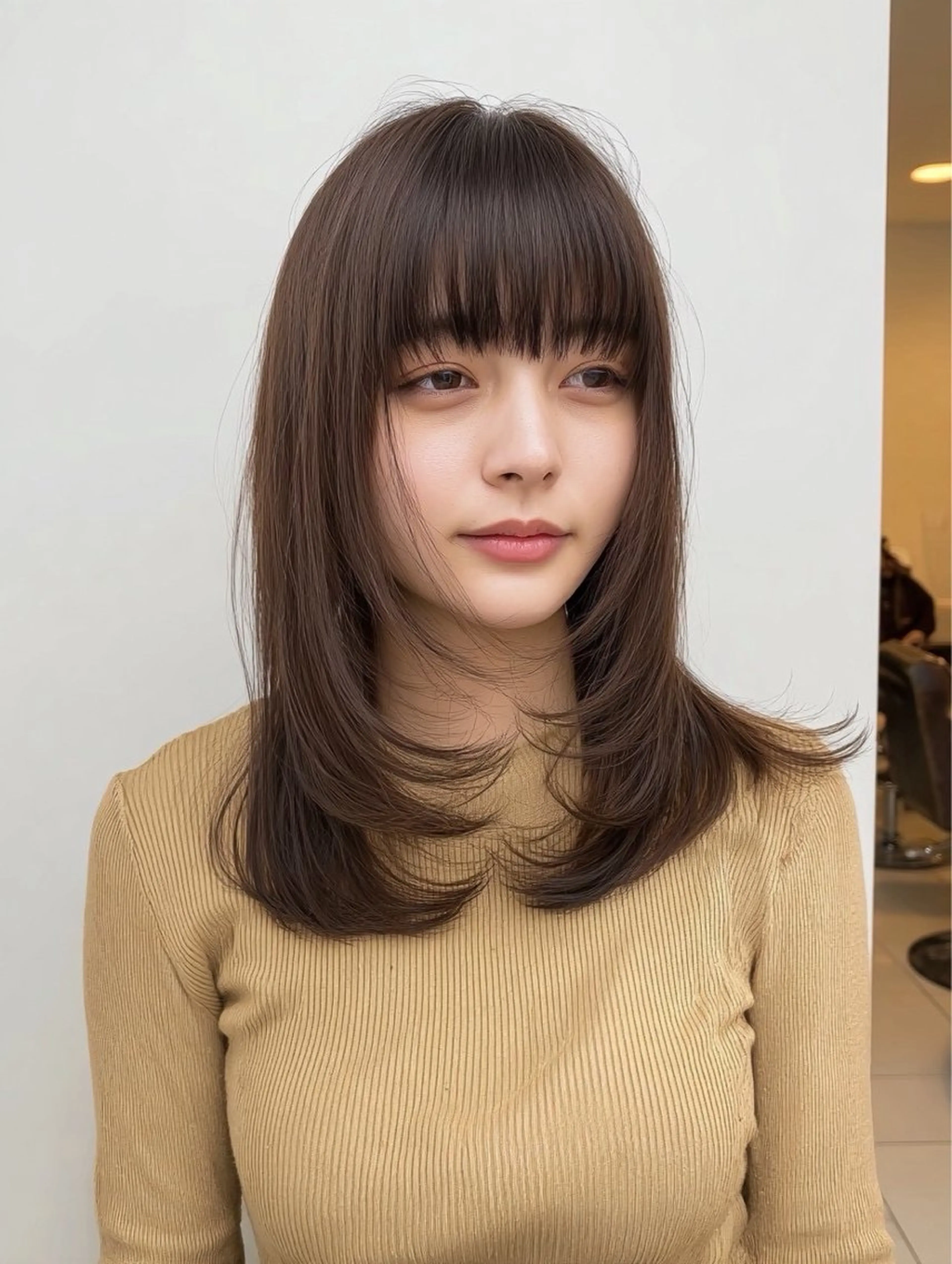 ミディアム カット 艶髪デザイナー ユウタ｜髪質改善特化のヘアスタイル