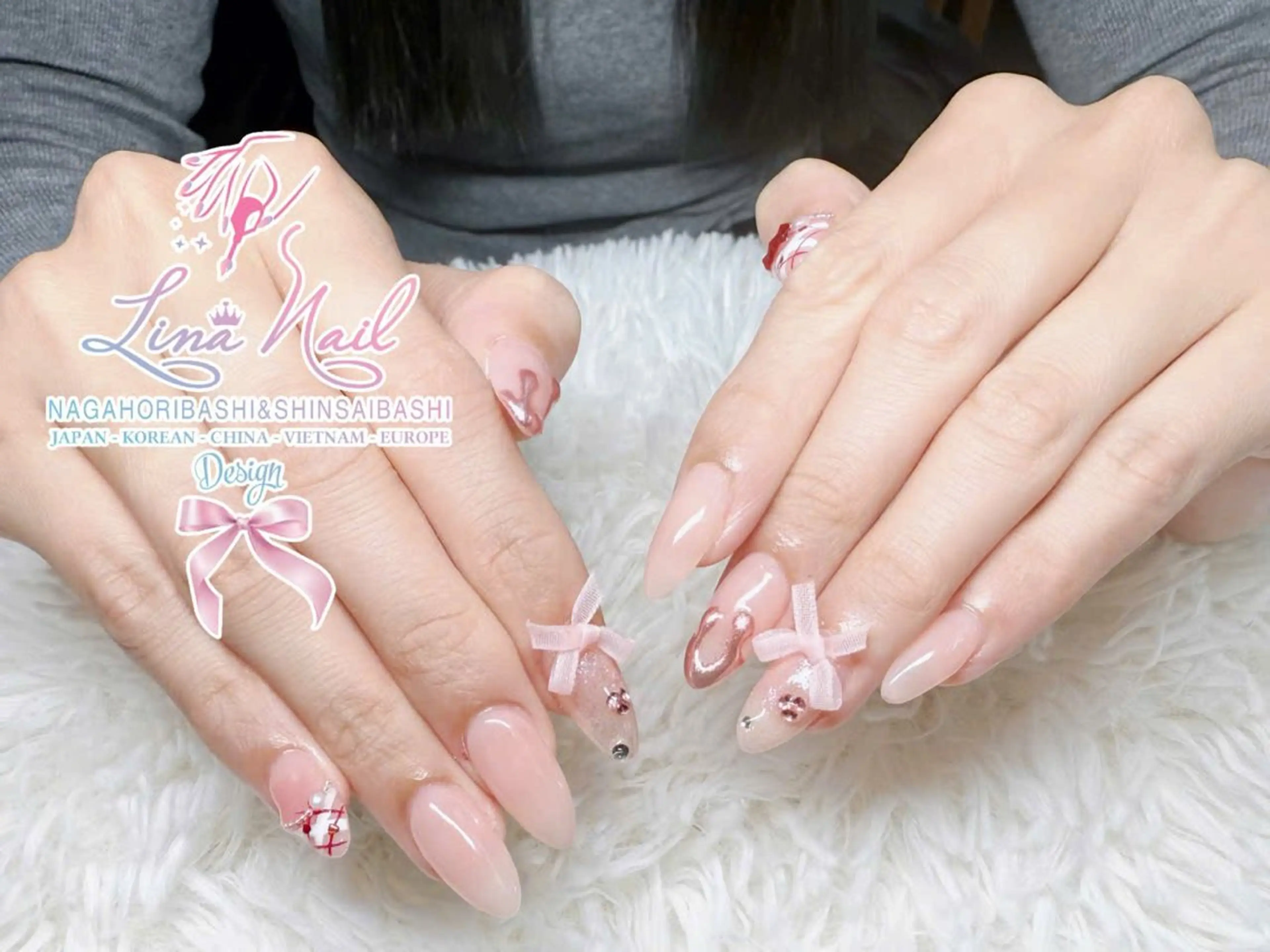 ネイル フットネイル ジェルネイル 持ち込み ネイルチップ ハンドネイル リナネイル 長堀橋店／東心斎橋店のネイルデザイン