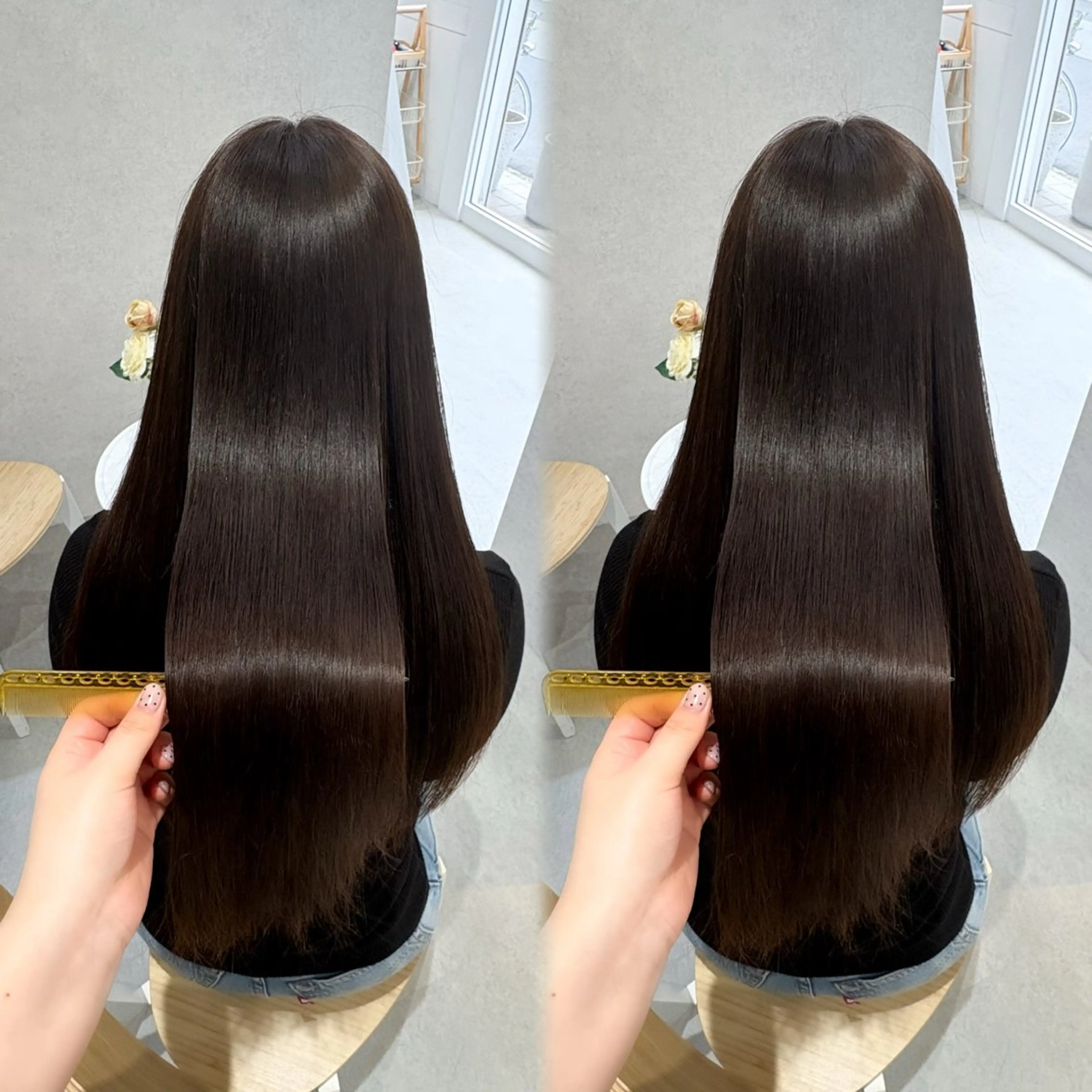 ロング カラー 透明感/チョコカラー 💍TAMA💍のヘアスタイル