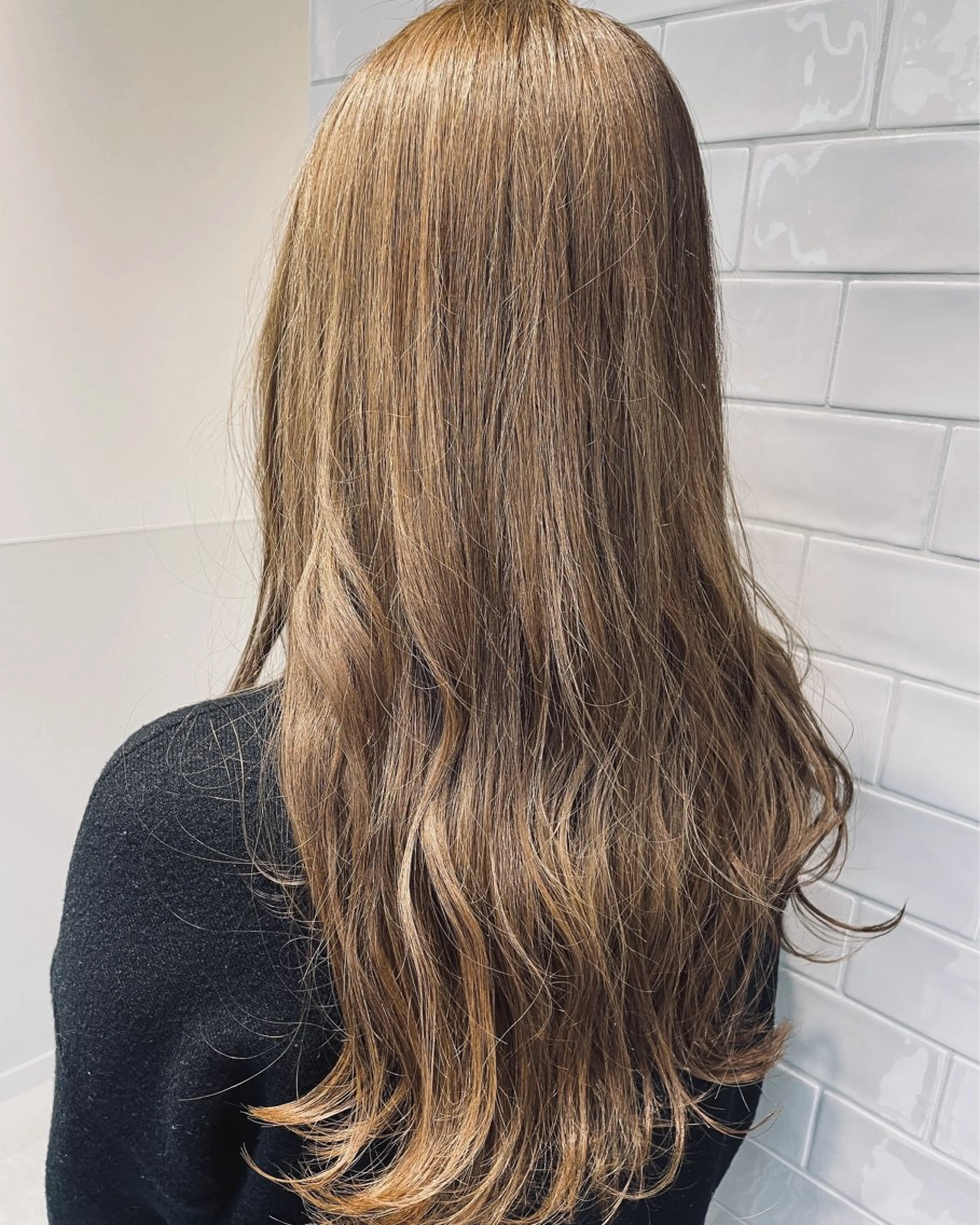 ミディアム 大阪 美容師 林のヘアスタイル