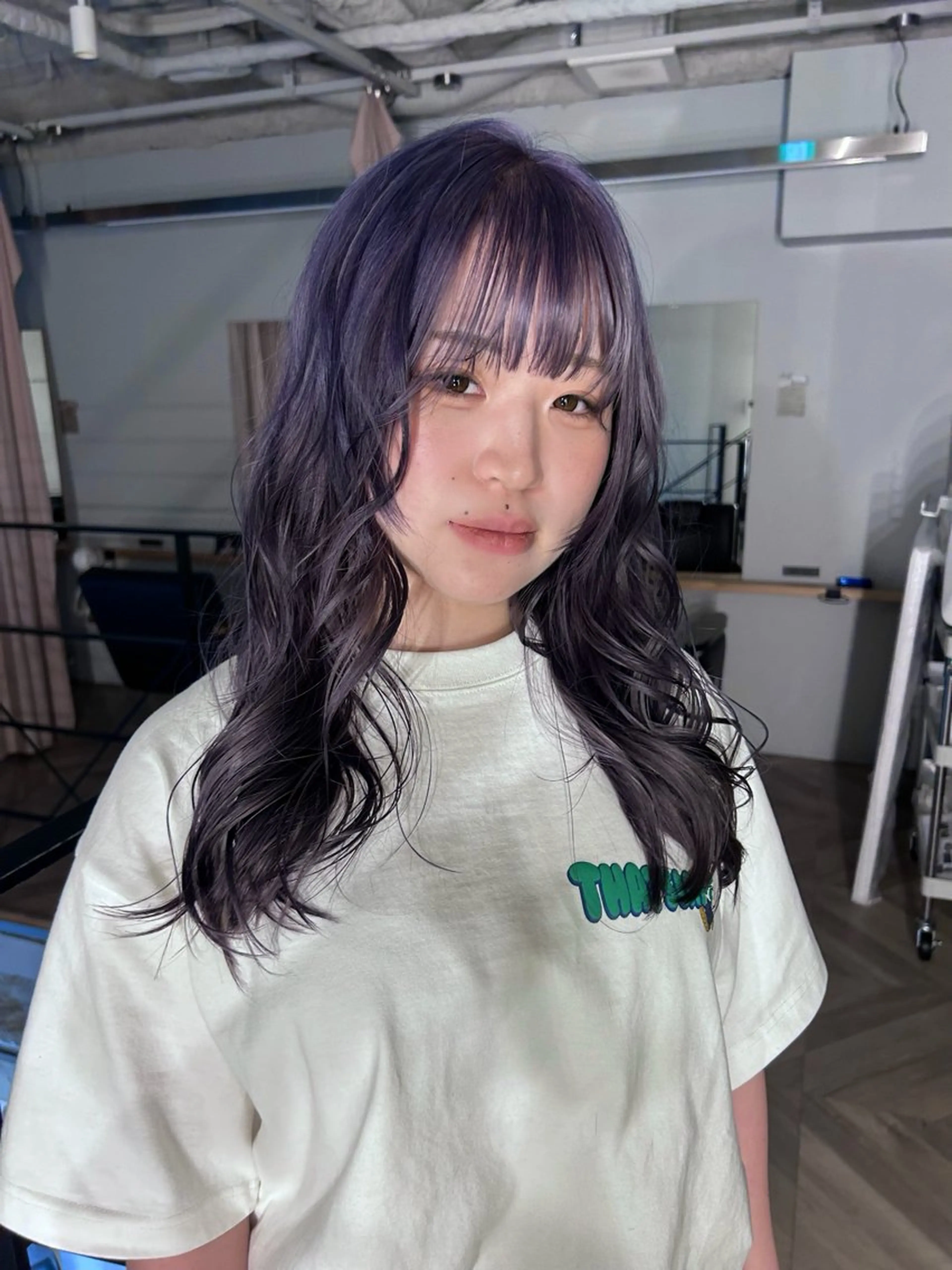 ミディアム カラー カット ヘアカラー kyoka/レイヤー /ハッシュカットのヘアスタイル