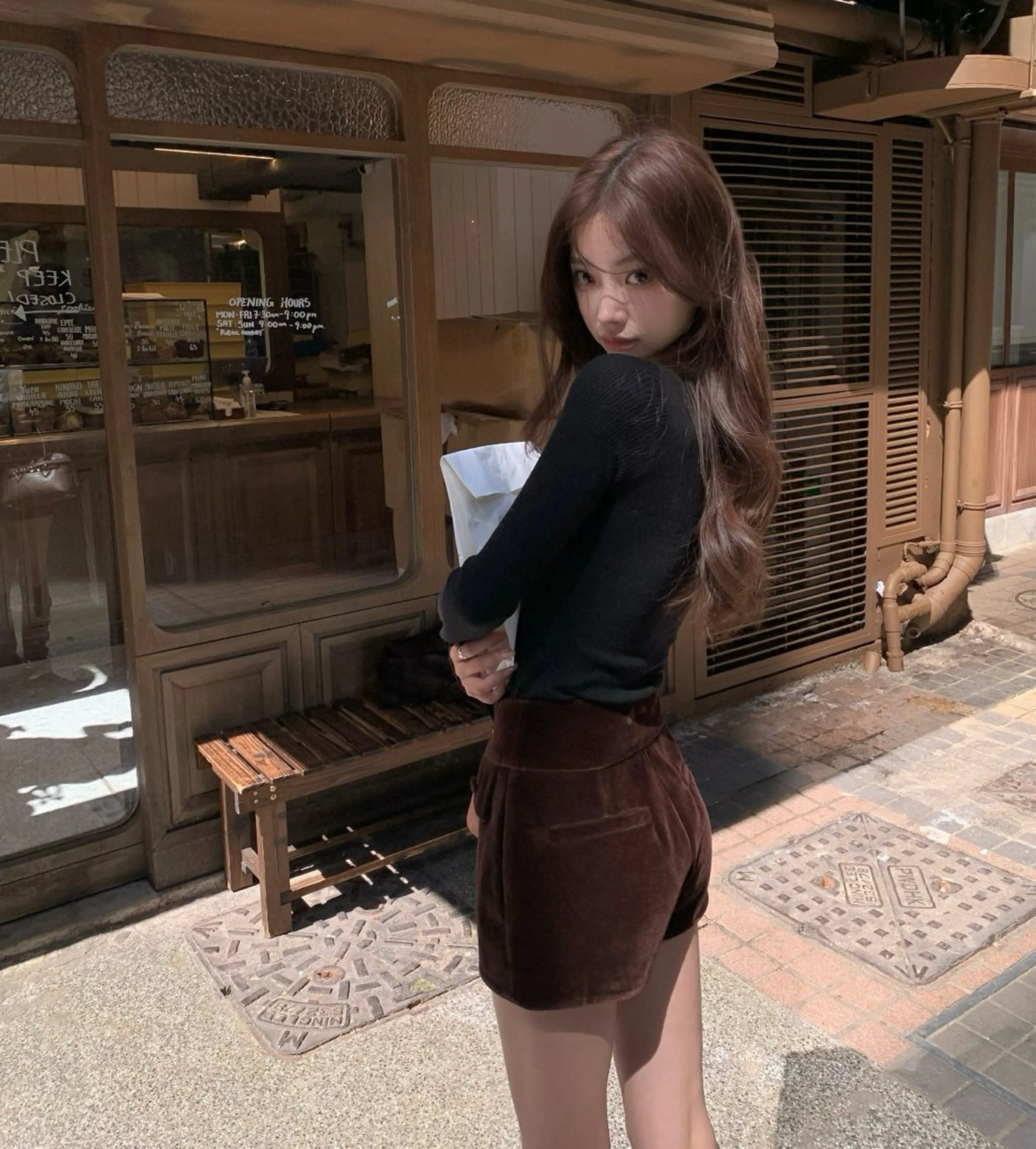 ロング カラー 艶カラー♡クール トレンドヘア♡アユミのヘアスタイル