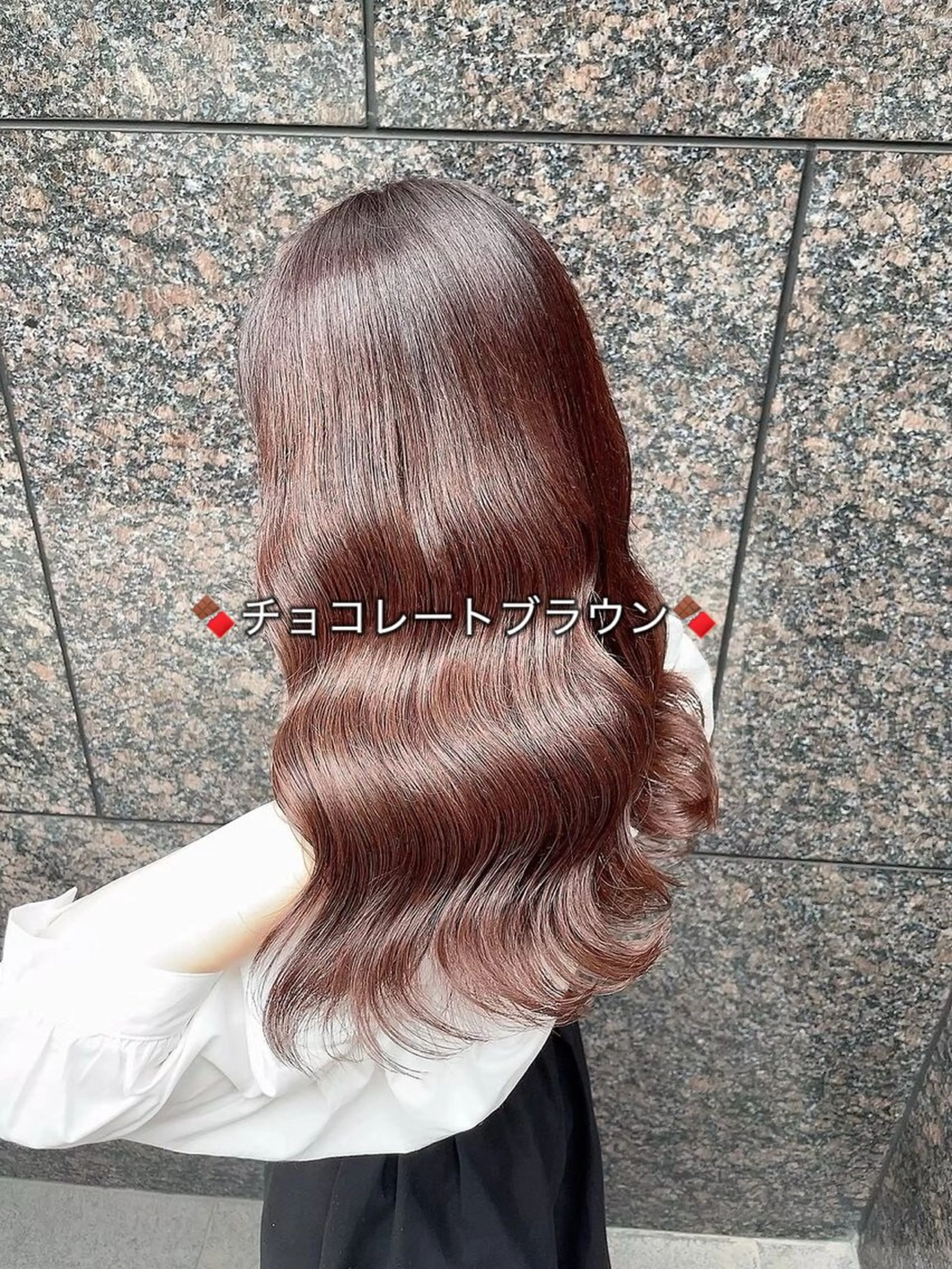 ロング カラー さくら/似合わせレ イヤー/美カラー🖤のヘアスタイル