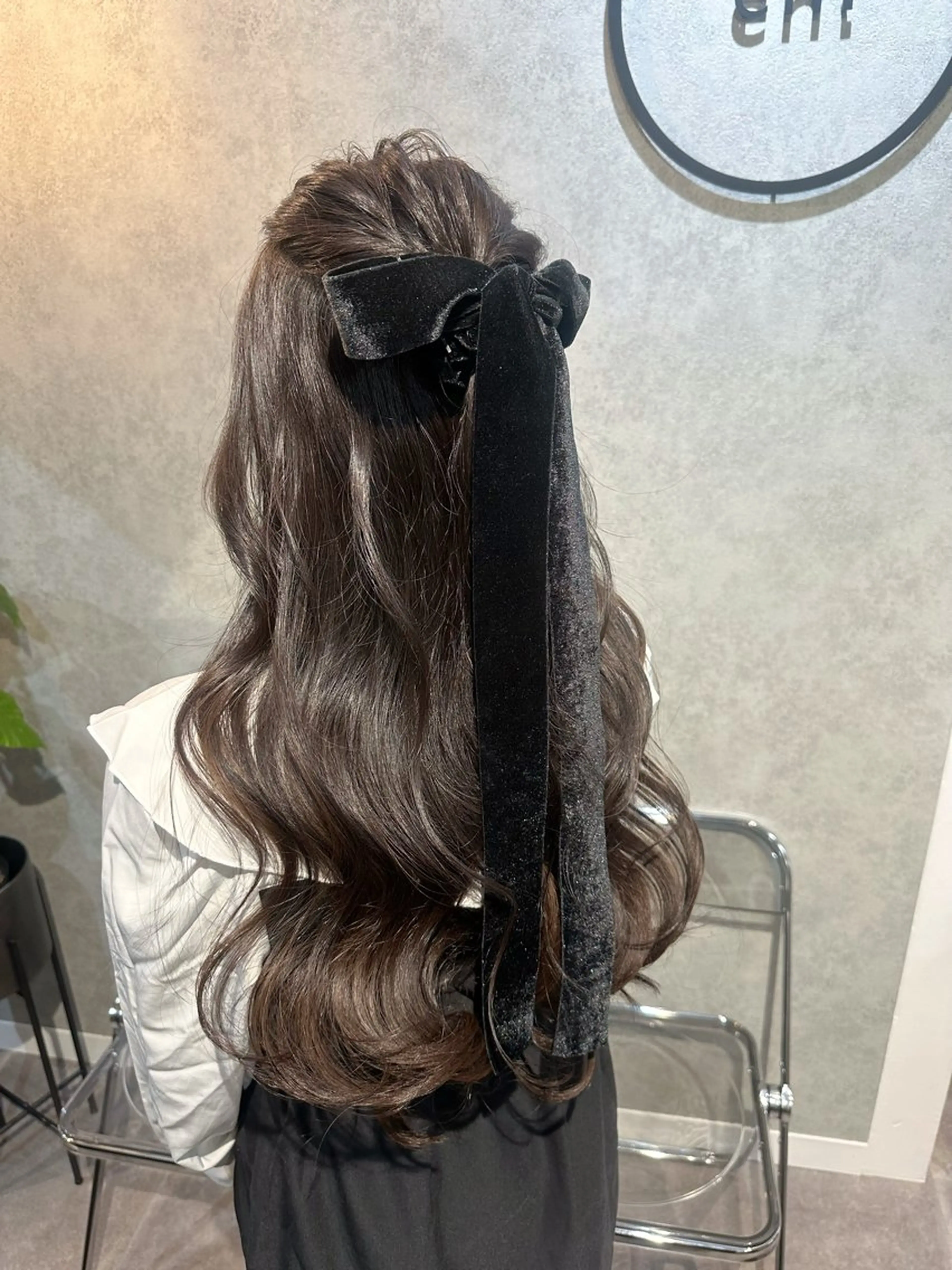 ヘアアレンジ ヘアセット 銀座レイヤーカット ×シースルー前髪のヘアスタイル