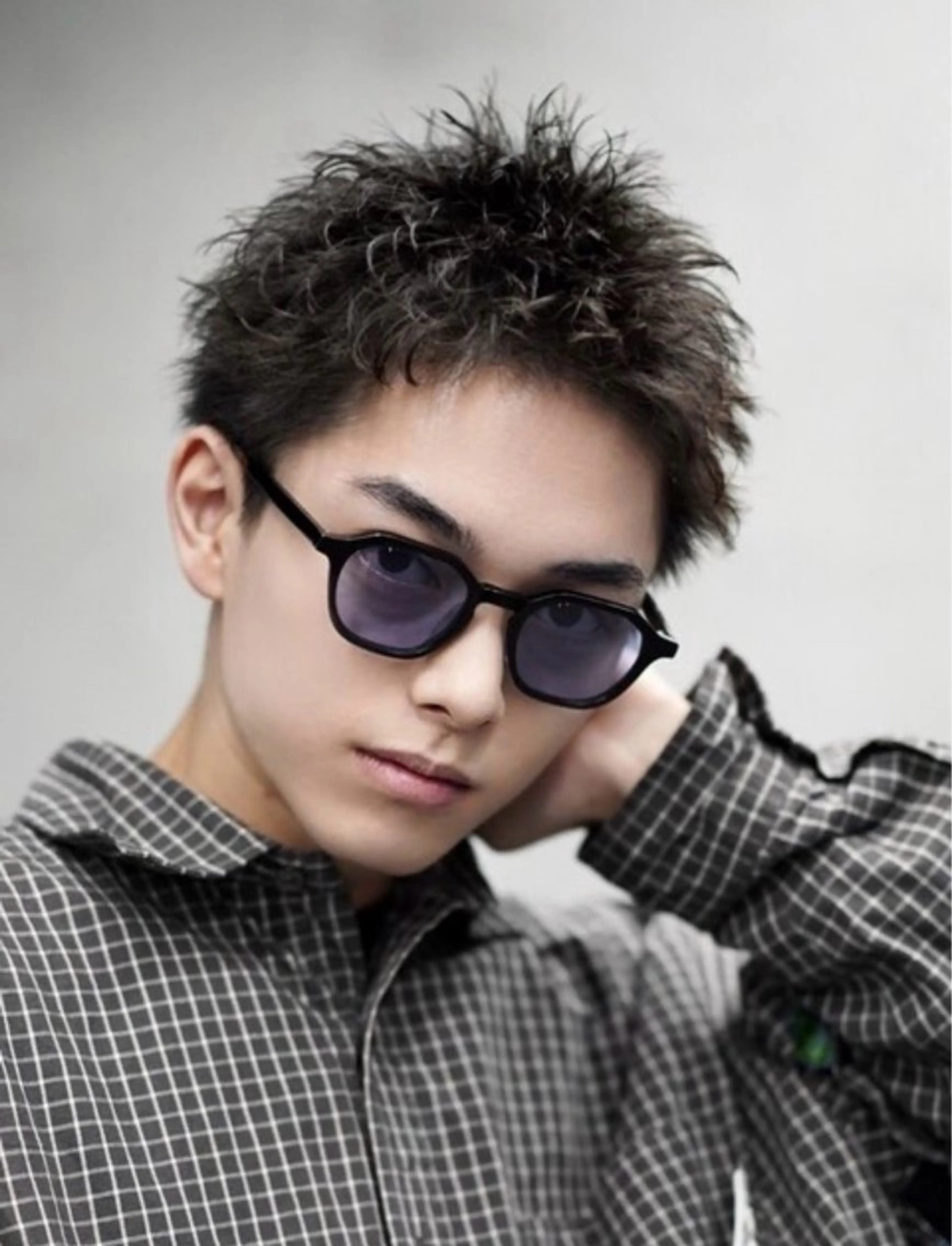 メンズ カット パーマ メンズ/シャドウ/ 波巻き/kyogoのヘアスタイル