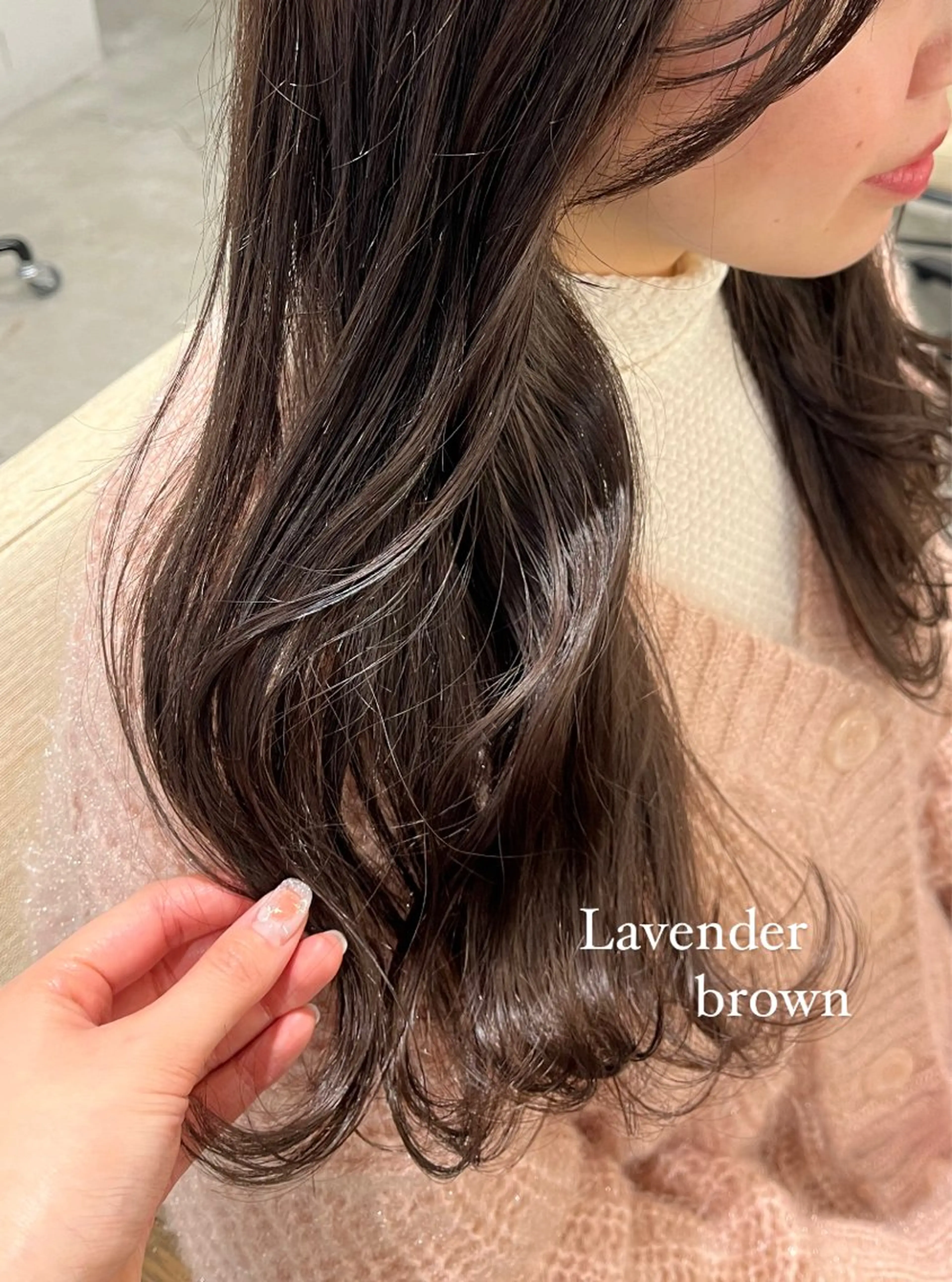 セミロング カラー murai airiのヘアスタイル