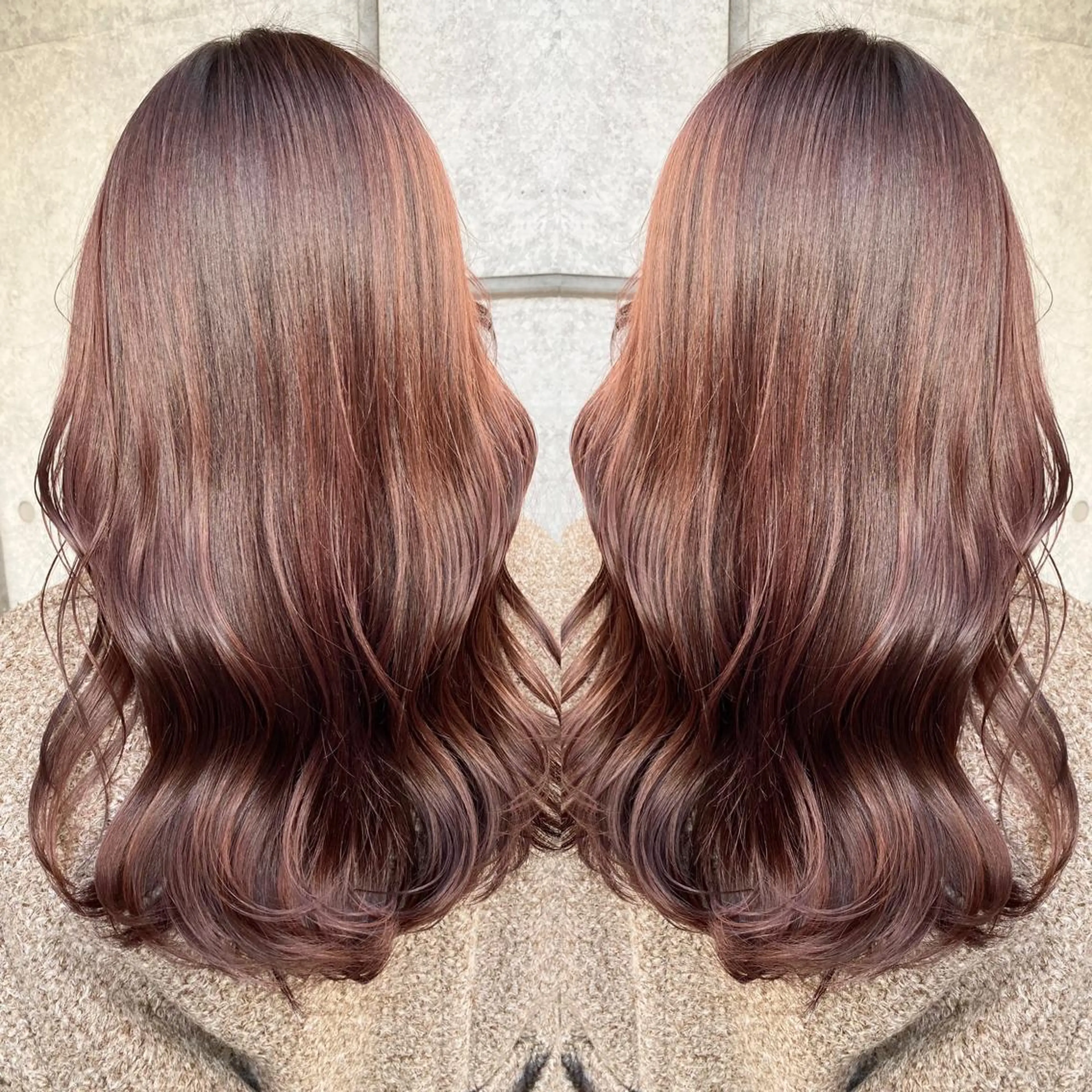 ロング アッシュ ラベンダーベージュ ハイライト 髪質改善 韓国風ヘア カット ヘアカラー トリートメント 👑指名率No.1 👑坂口飛翔のヘアスタイル