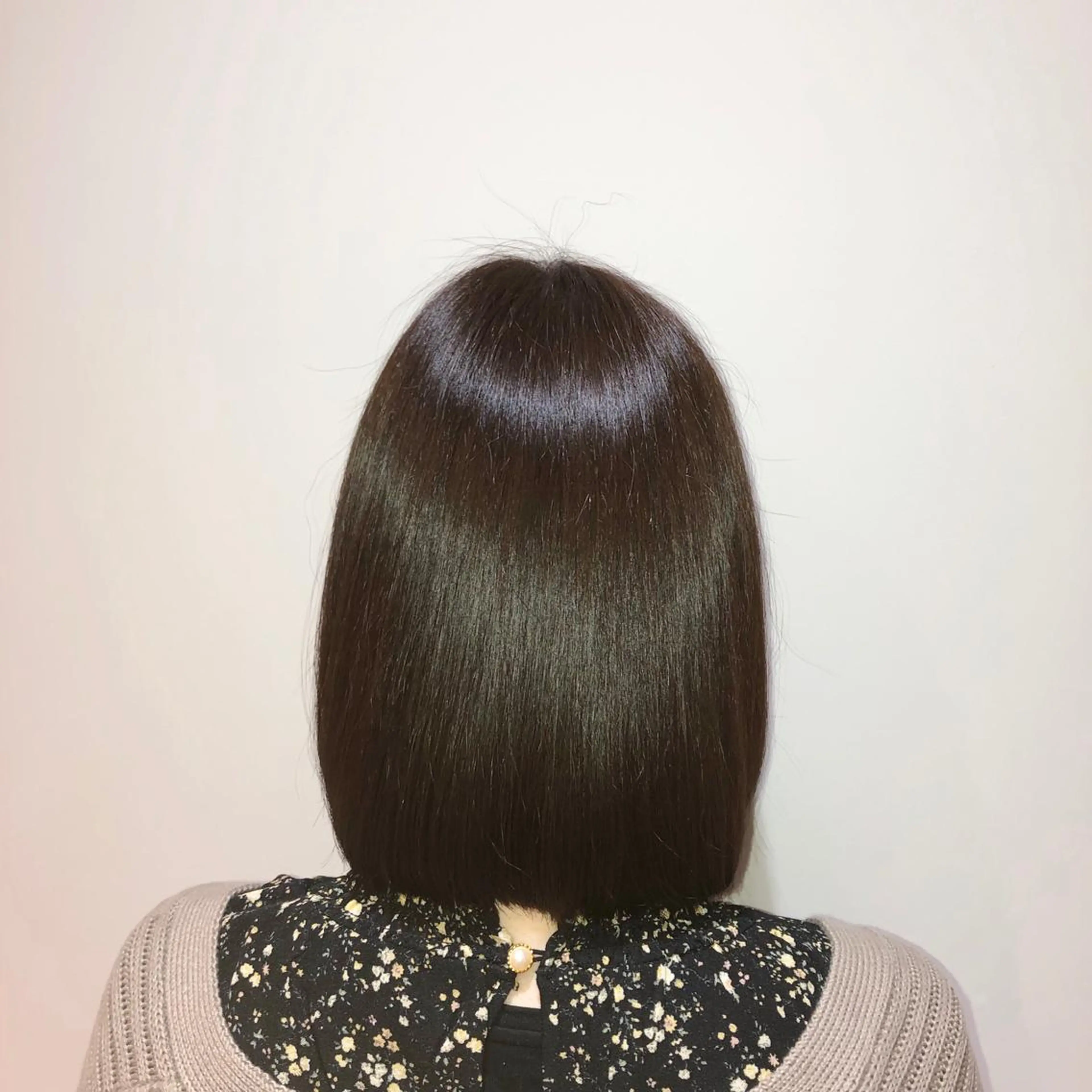 ミディアム カラー ブラウンカラー チェスナットブラウン 自由が丘/メンズ/ ボブ/田丸のヘアスタイル