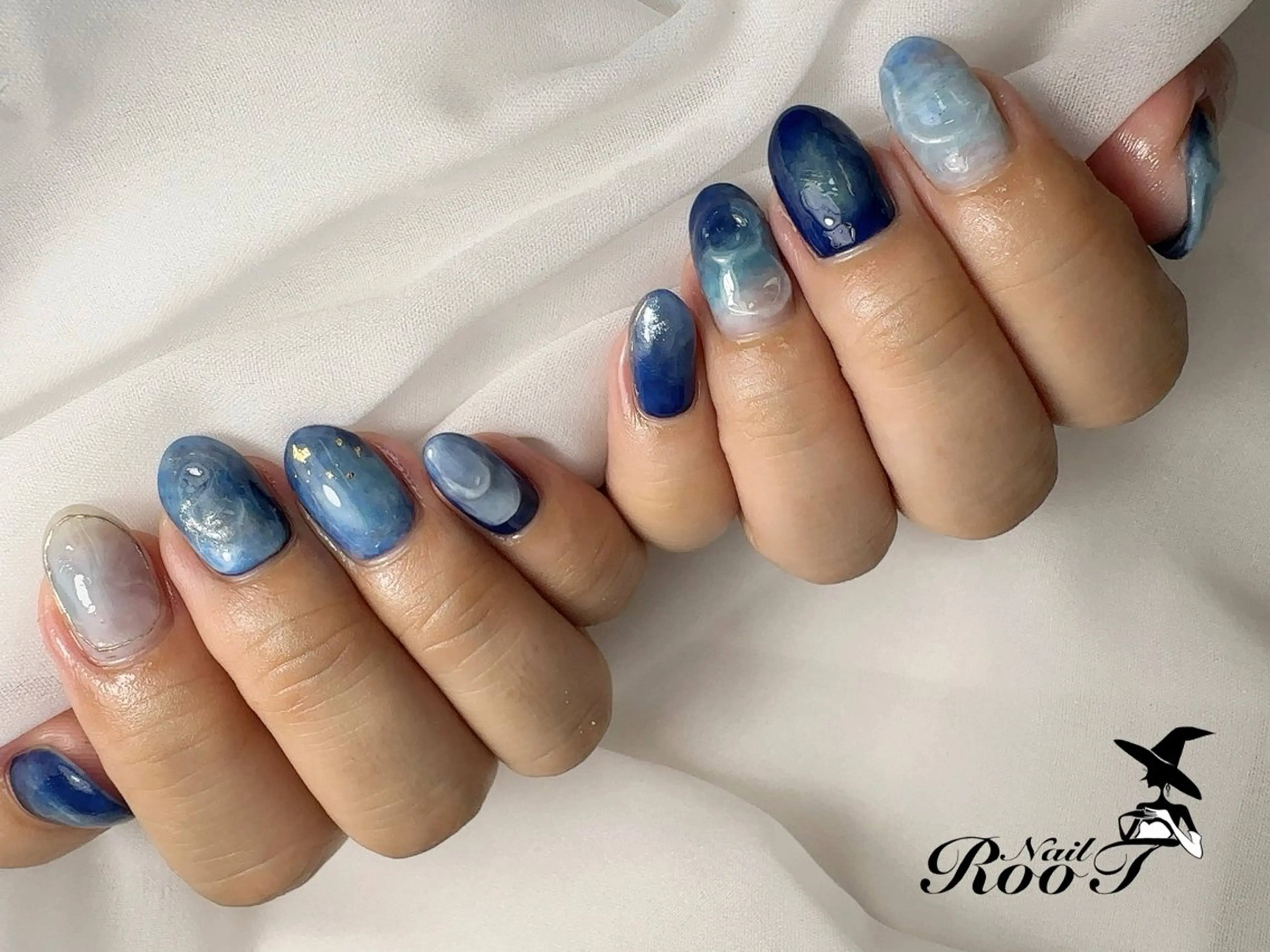 ネイル ニュアンスネイル ぷっくりネイル ハンドネイル RooT Nailのネイルデザイン