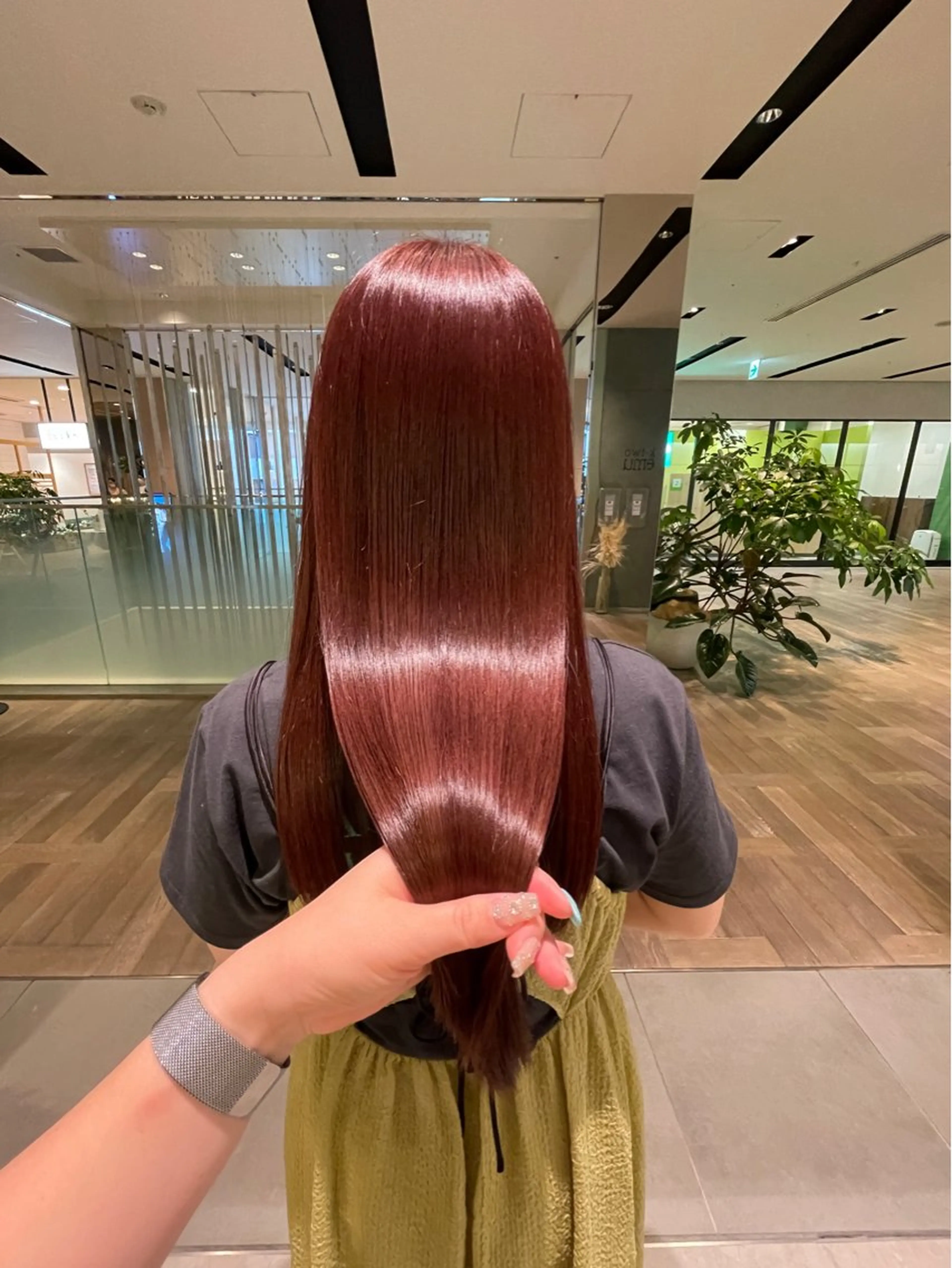 ロング 中村 美穂のヘアスタイル
