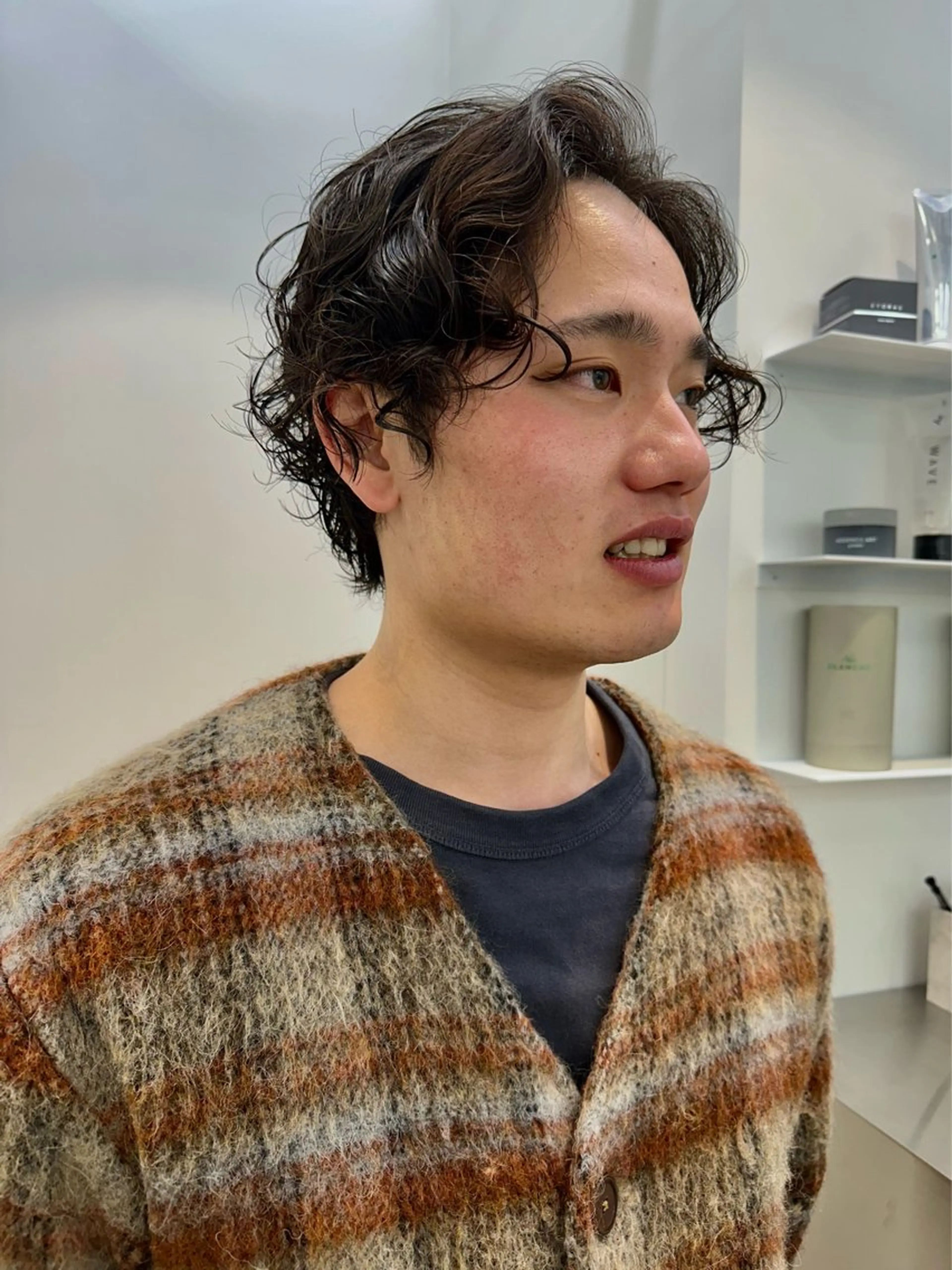 メンズ メンズパーマ/波巻き 桜井凌平のヘアスタイル