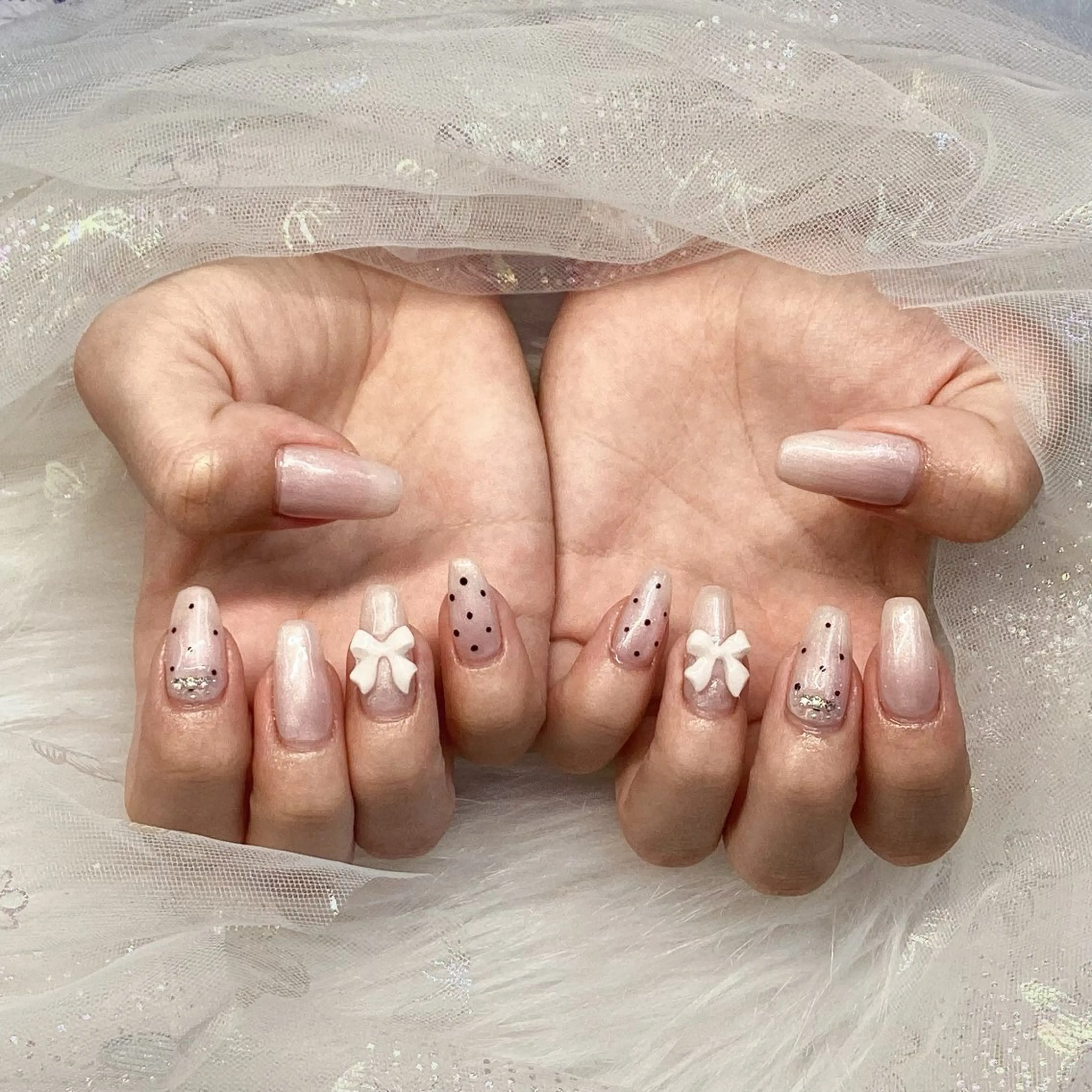 ネイル パーツ全部¥110 サロンミミのネイルデザイン