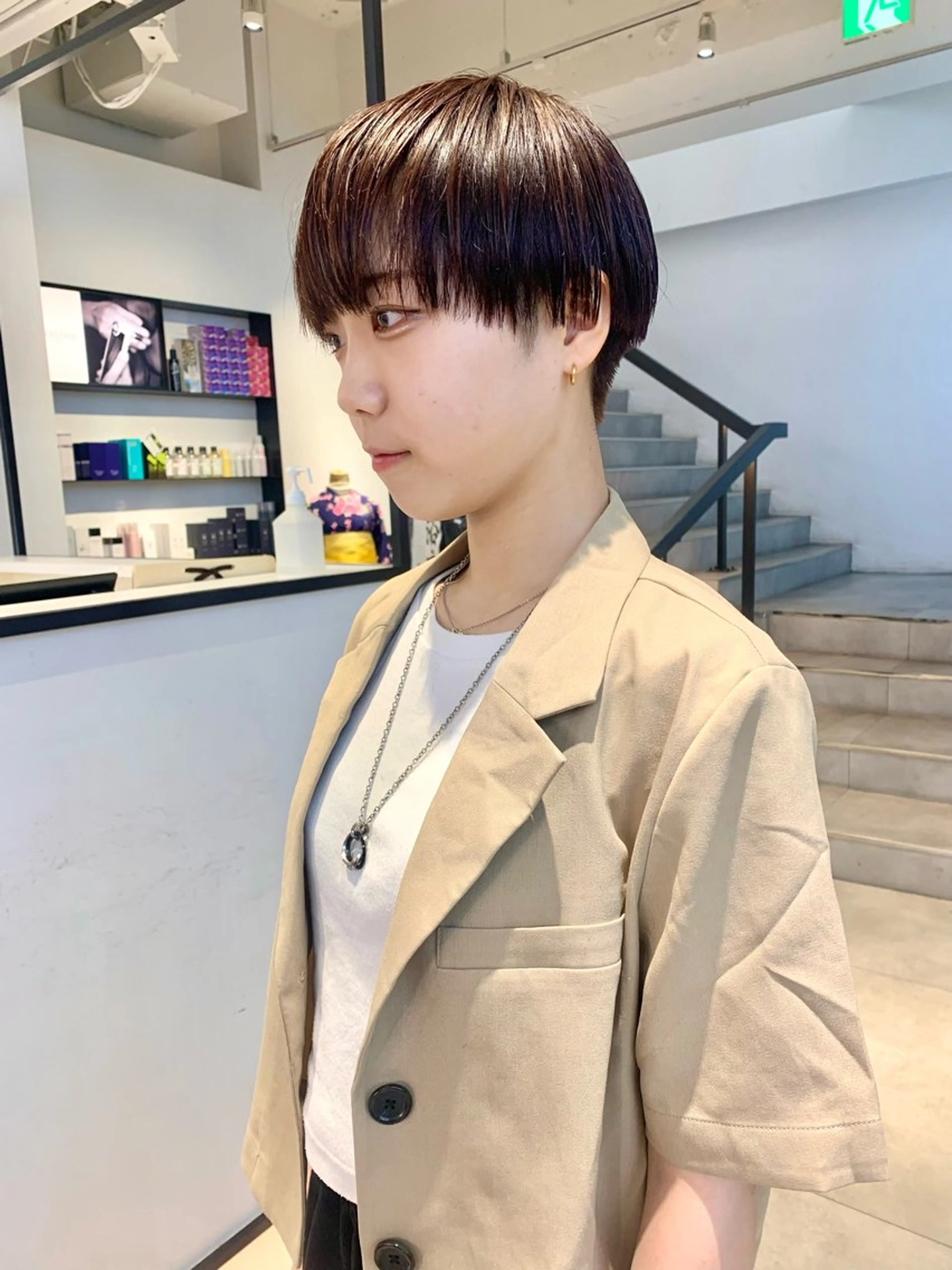 ショート カラー ボブ ショートヘア Kureha/ネイル トレンドヘアのマツエク・マツパデザイン