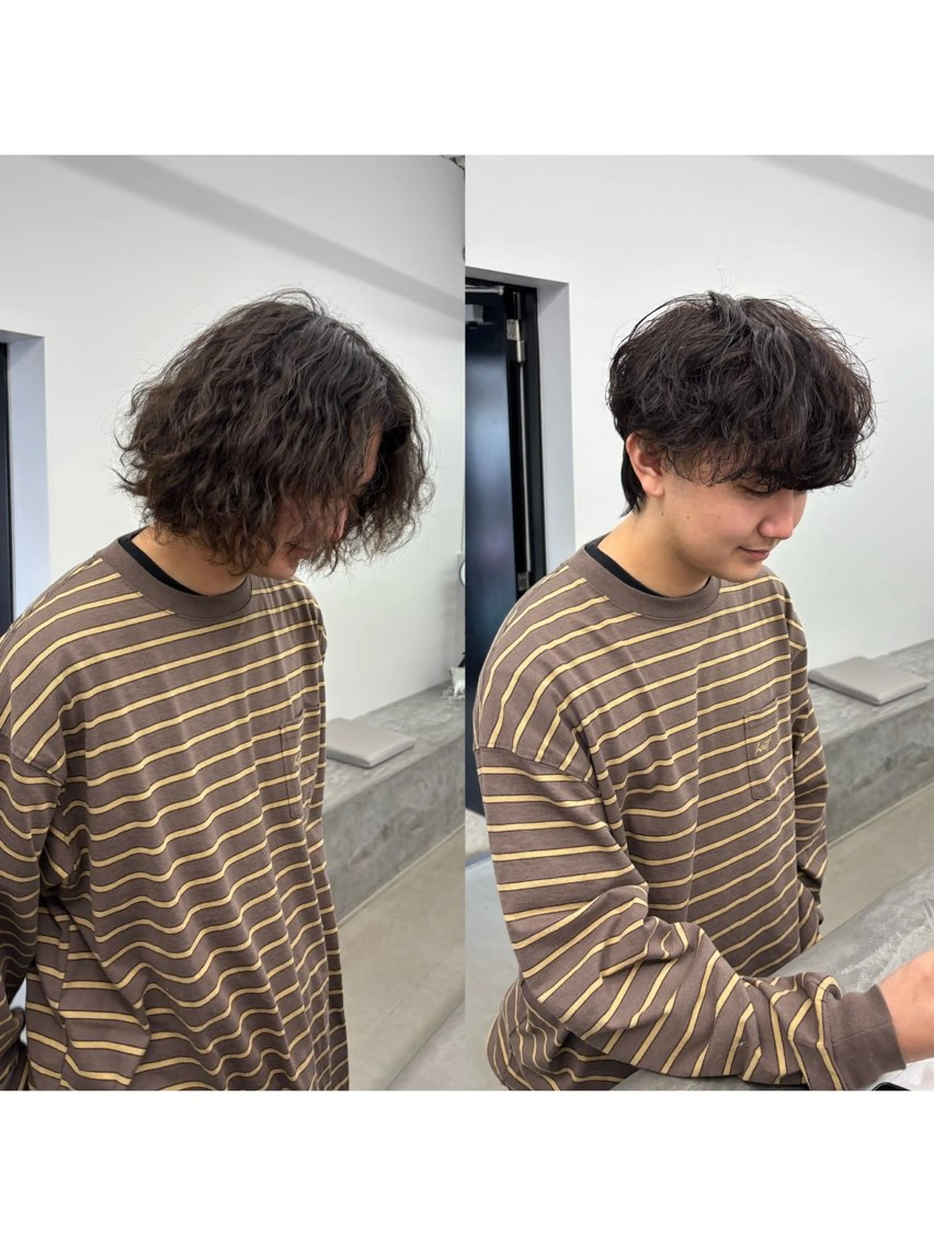 パーマ メンズ マッシュ メンズパーマ ボブ カット パーマ ROCCO east / りんなのヘアスタイル