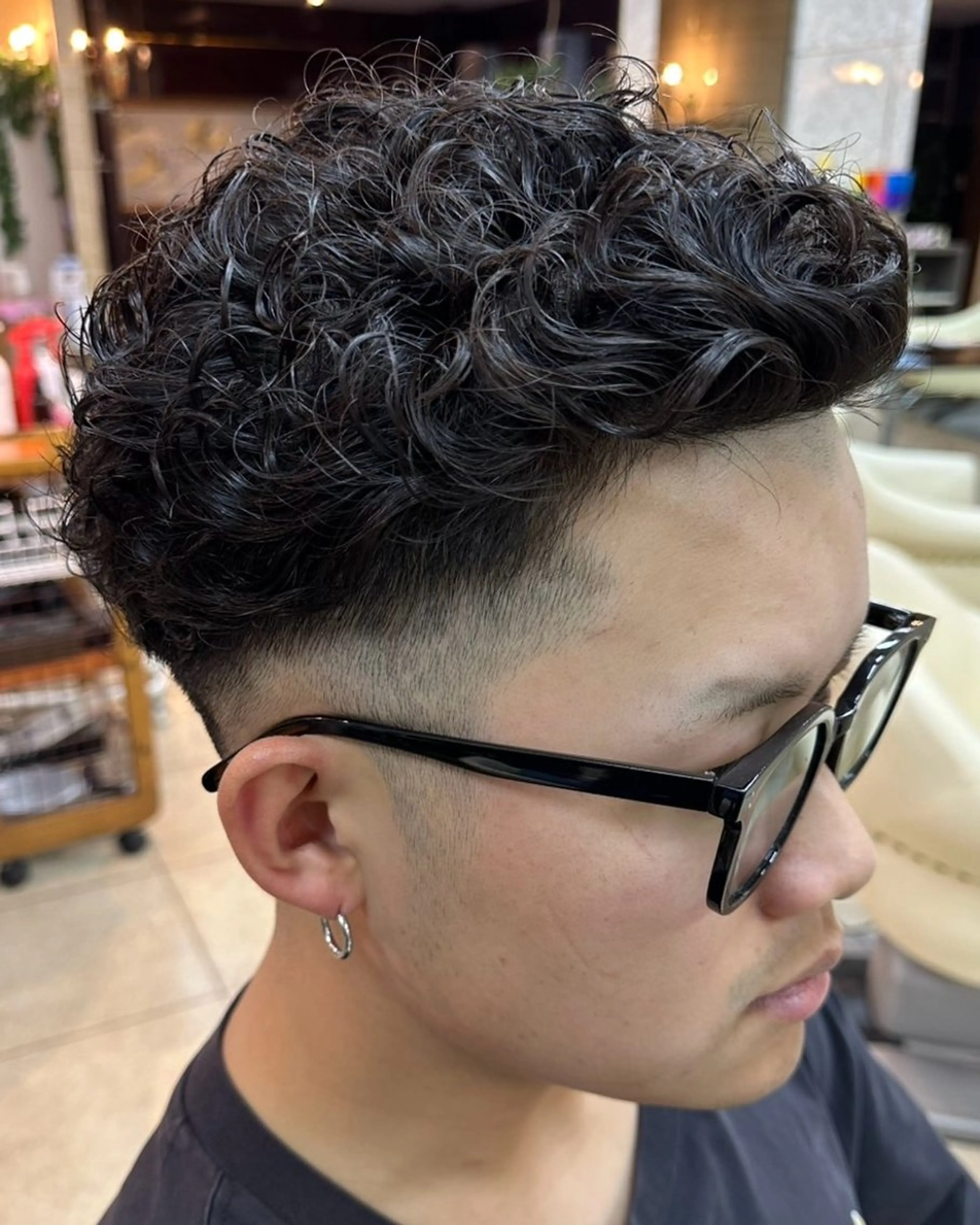 ショート パーマ パーマ SIKIBU  FUKUYAMA所属・熊谷 拓海のヘアスタイル