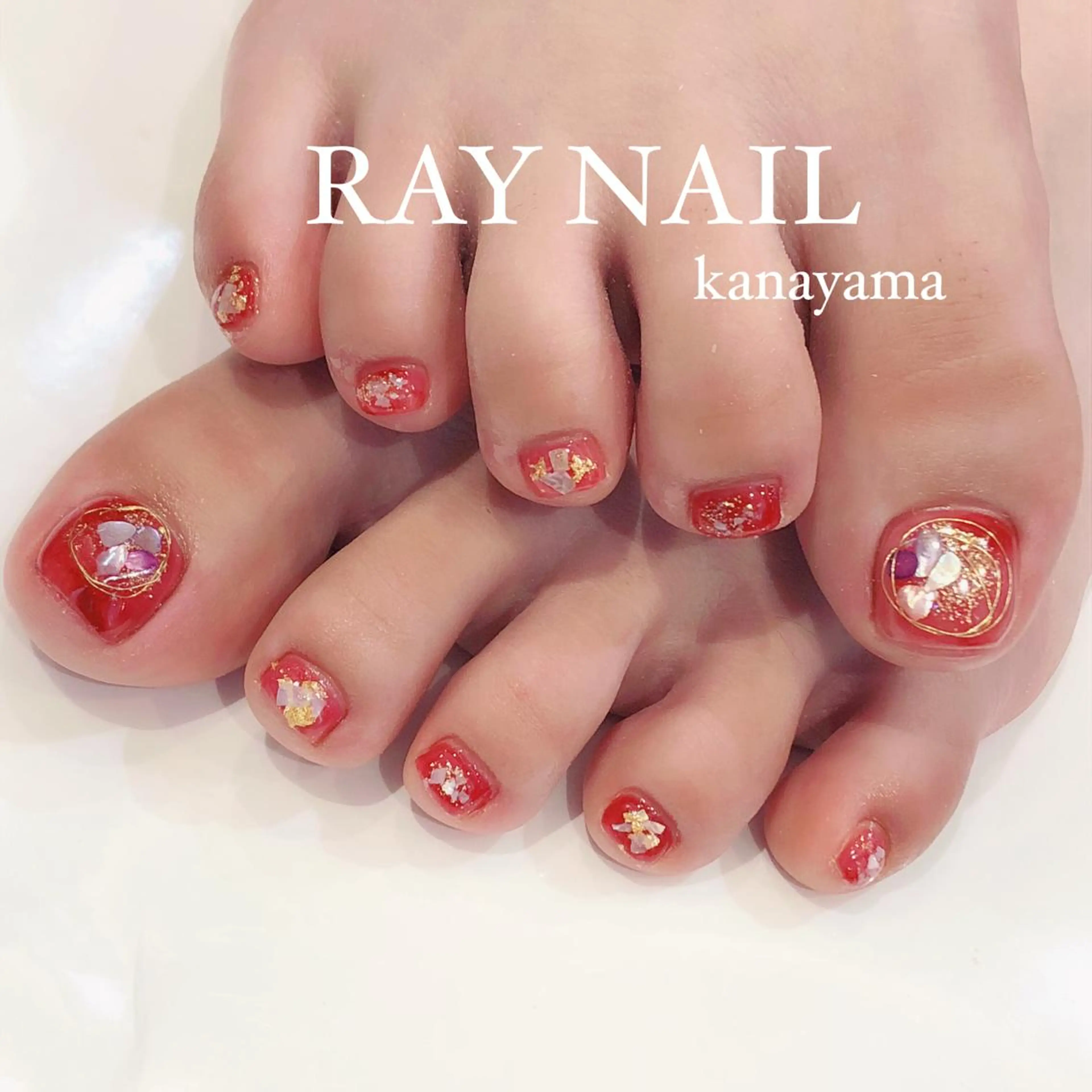 ネイル フットネイル ニュアンスネイル フットネイル Arowa 伊田のネイルデザイン