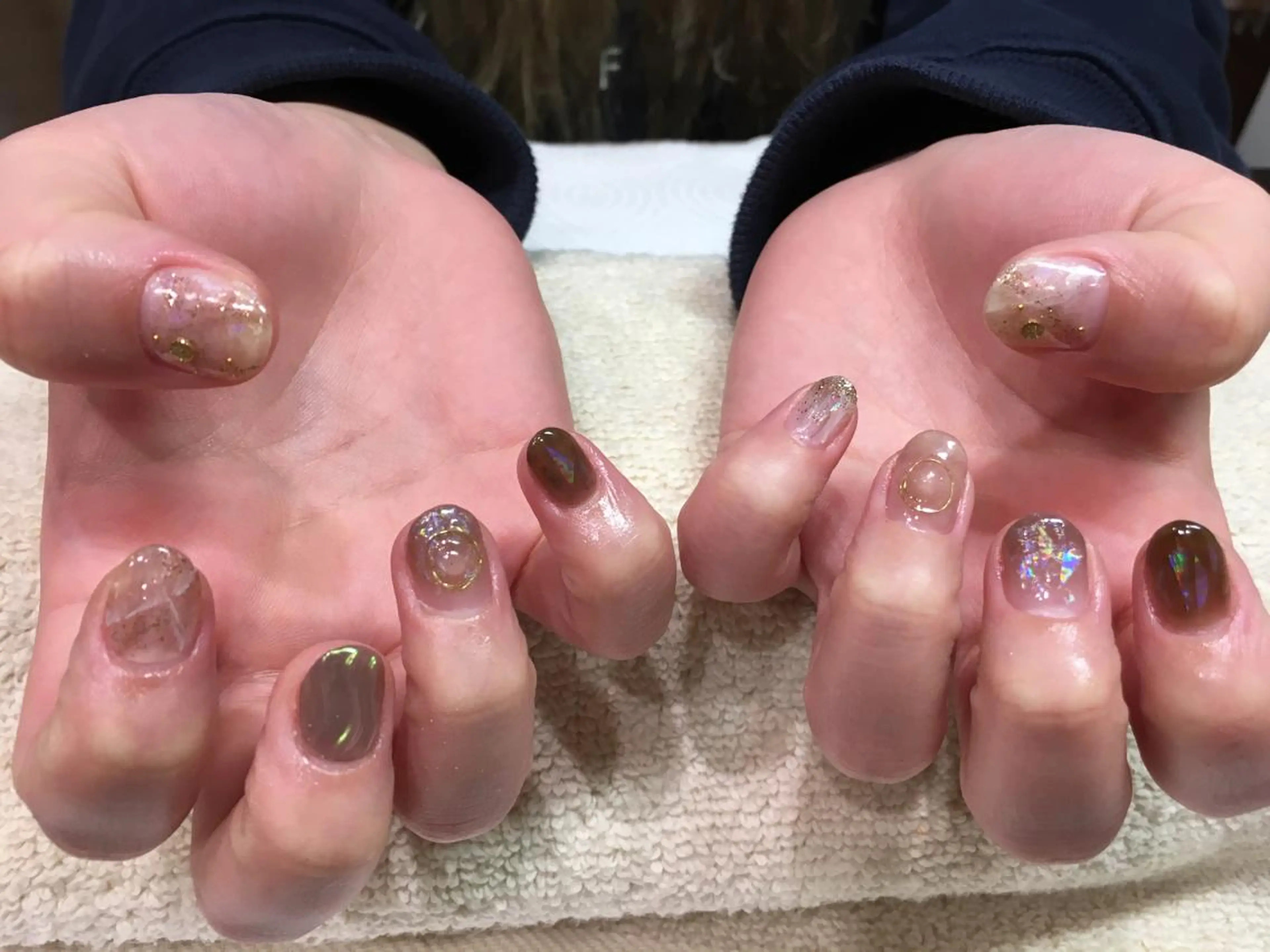 ネイル ニュアンスネイル 下重 舞のネイルデザイン