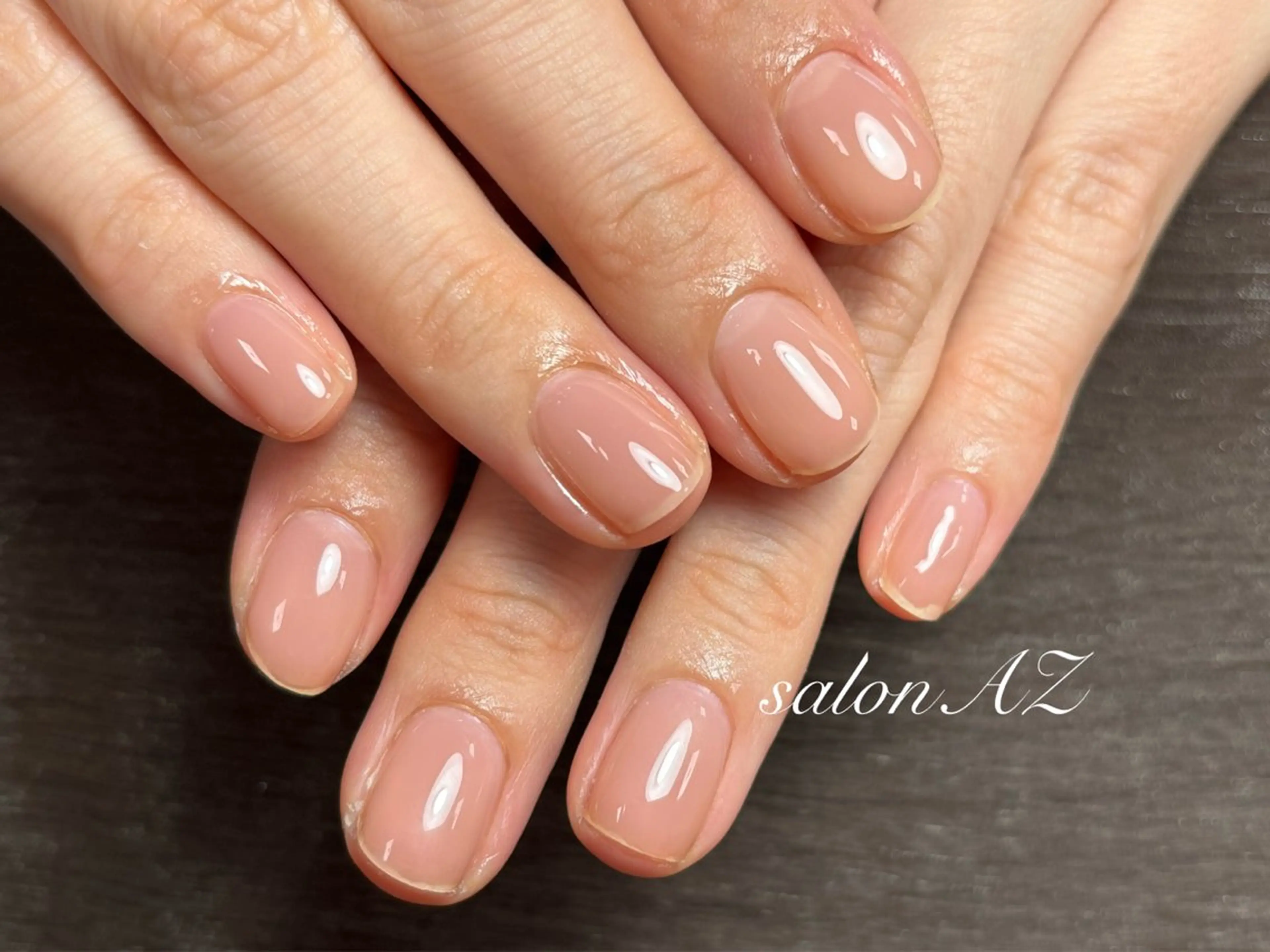 ネイル アートネイル 長さ出し フットネイル フレンチネイル ジェルネイル salon AZ NANAのネイルデザイン