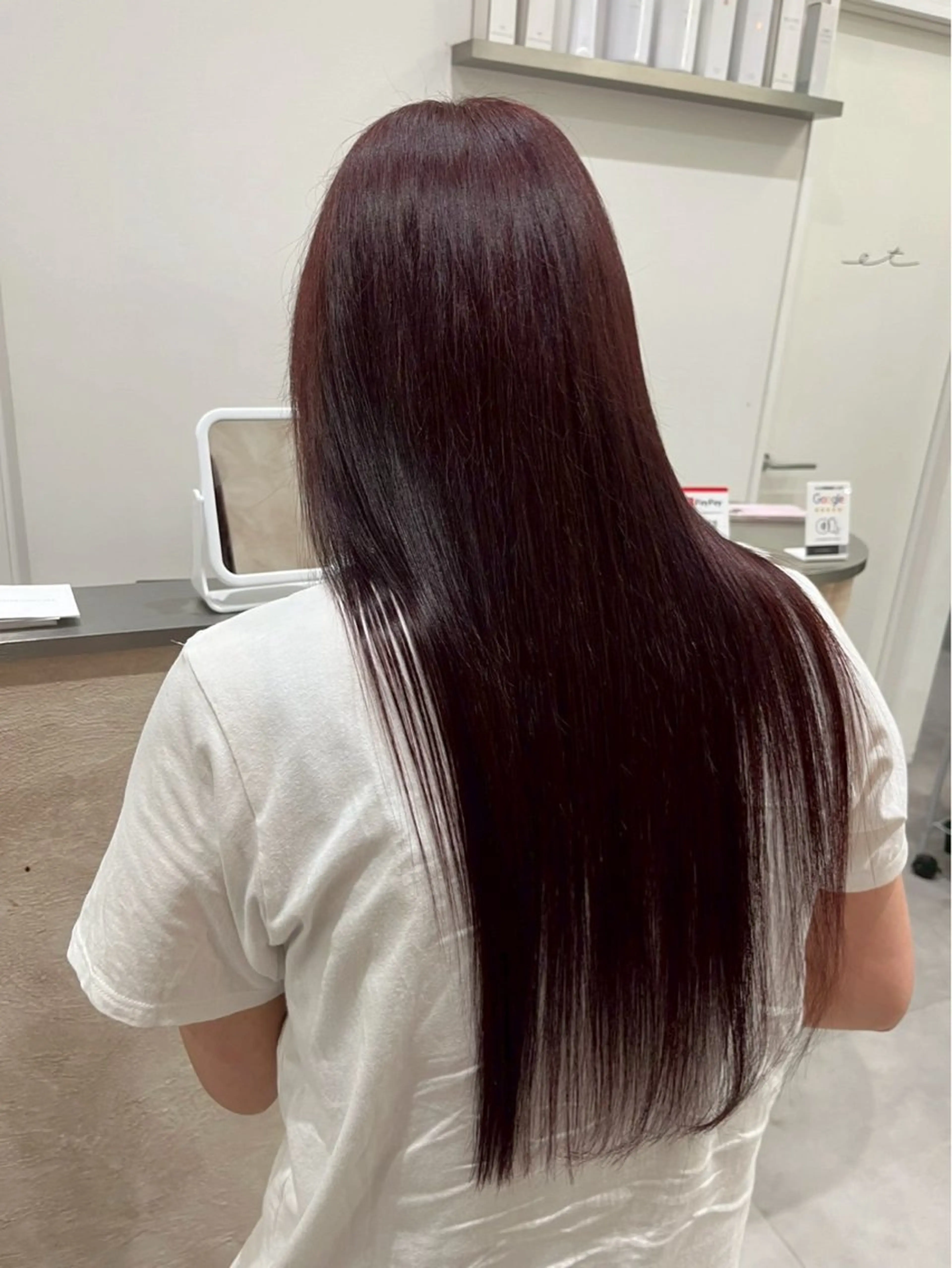 カラー ヘアカラー ブリーチなし/暖色/ 艶髪/ユリヤのヘアスタイル