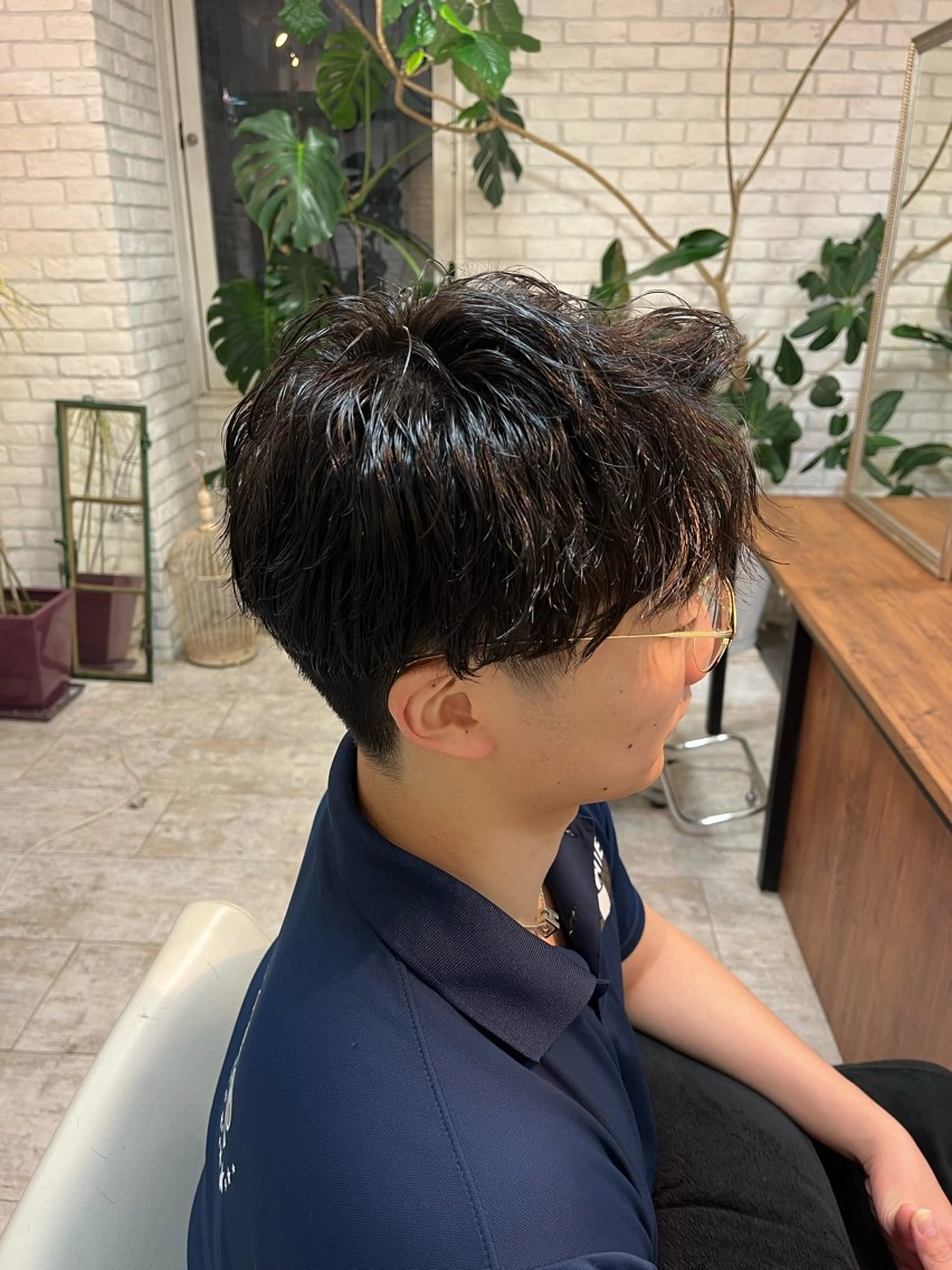 ショート カラー パーマ メンズ コンテスト入賞歴有✨ /HINA🪼のヘアスタイル