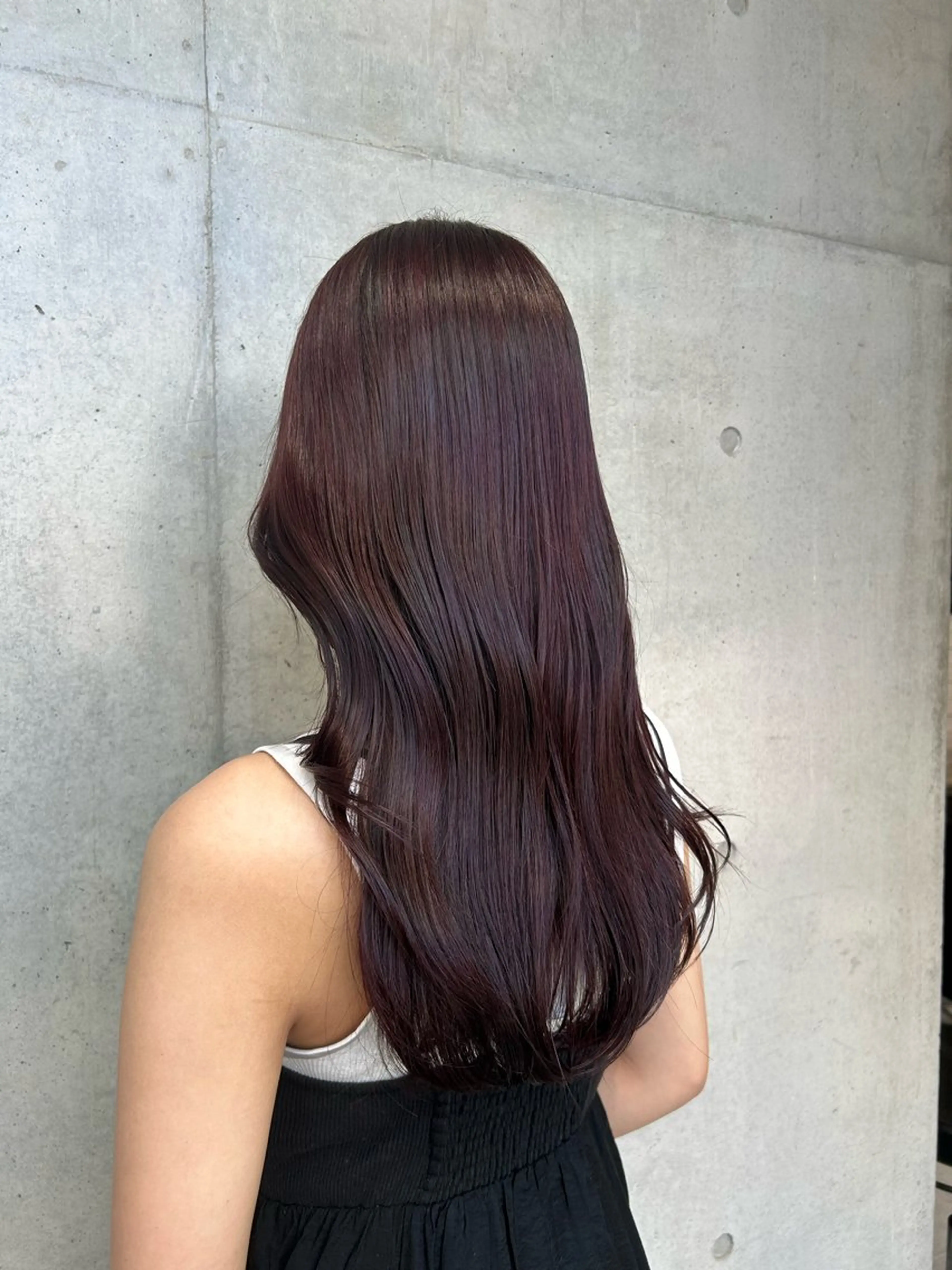 ロング カラー ヘアアレンジ カット ヘアカラー トリートメント ボブ艶モテカラー🫧 カリンのヘアスタイル