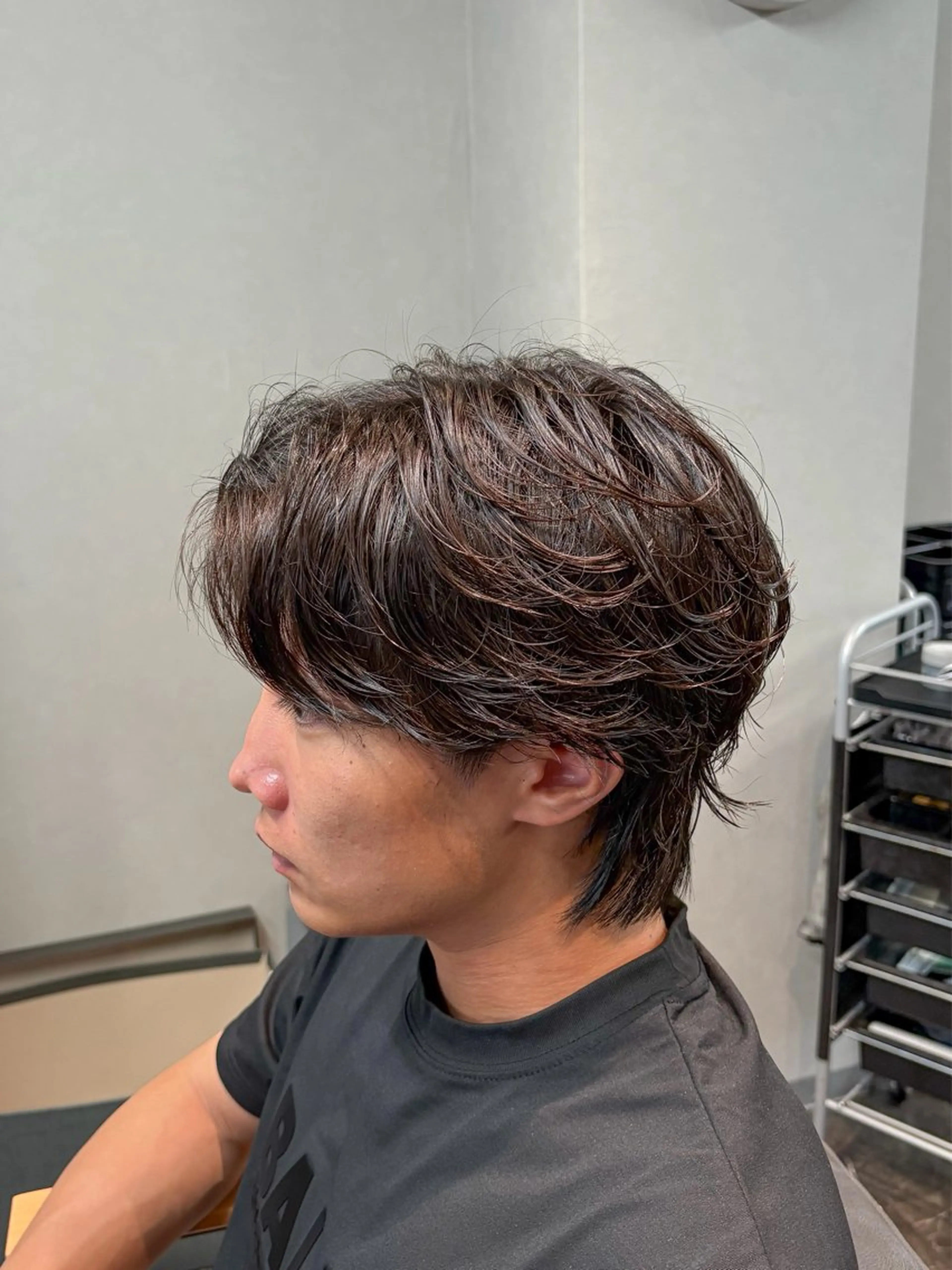 🪶【センターパートにオススメ】メンズカット＋フェザーパーマ🪶の写真
