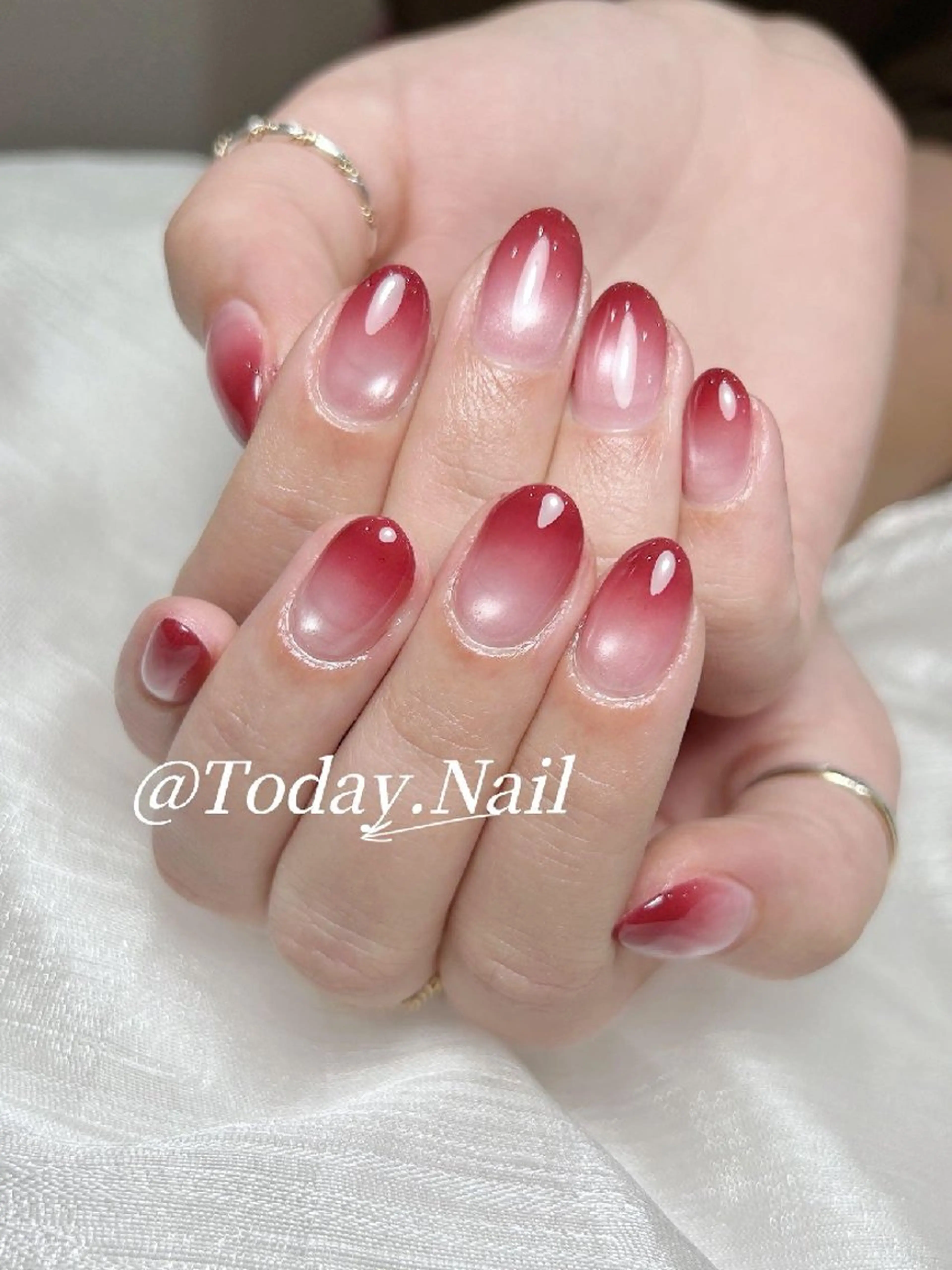 ネイル ハンドネイル Today．Nail所属・ラン 花花．nailのネイルデザイン