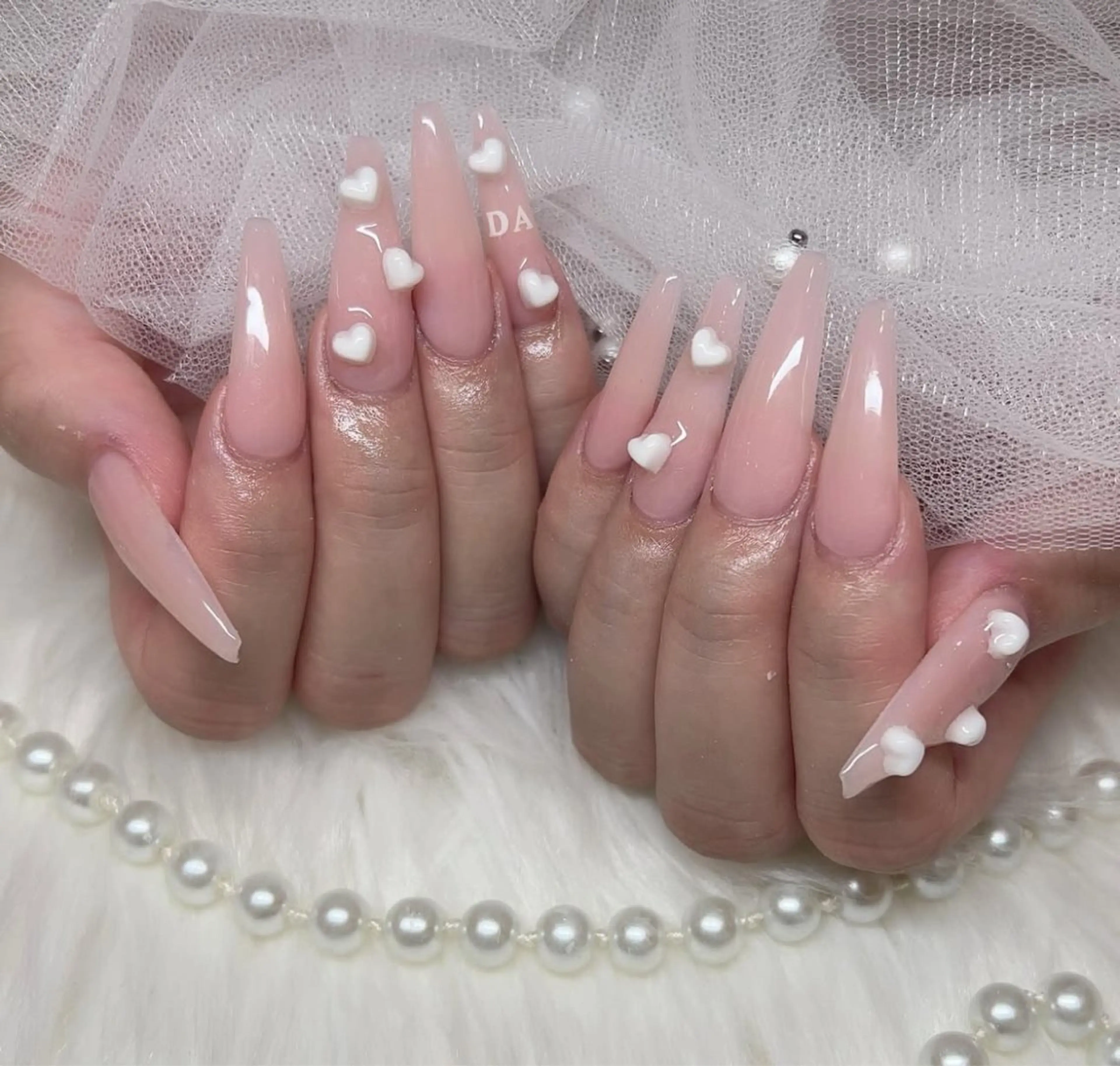 ネイル アートネイル フラワーネイル フレンチネイル ジェルネイル グラデーション ハンドネイル Ryunail所属・Ryu Nail NekoChanのネイルデザイン