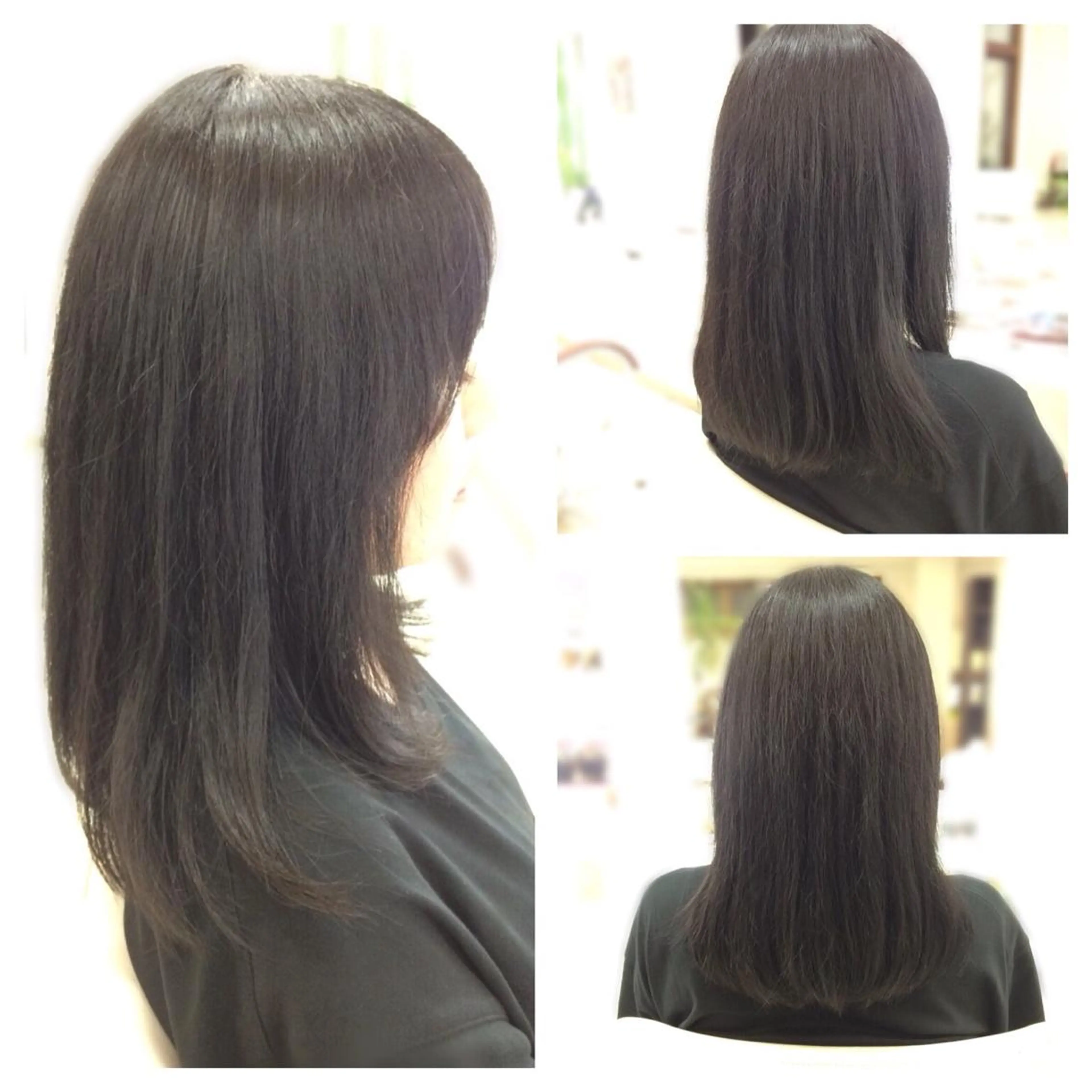 セミロング いけだ ゆうのヘアスタイル