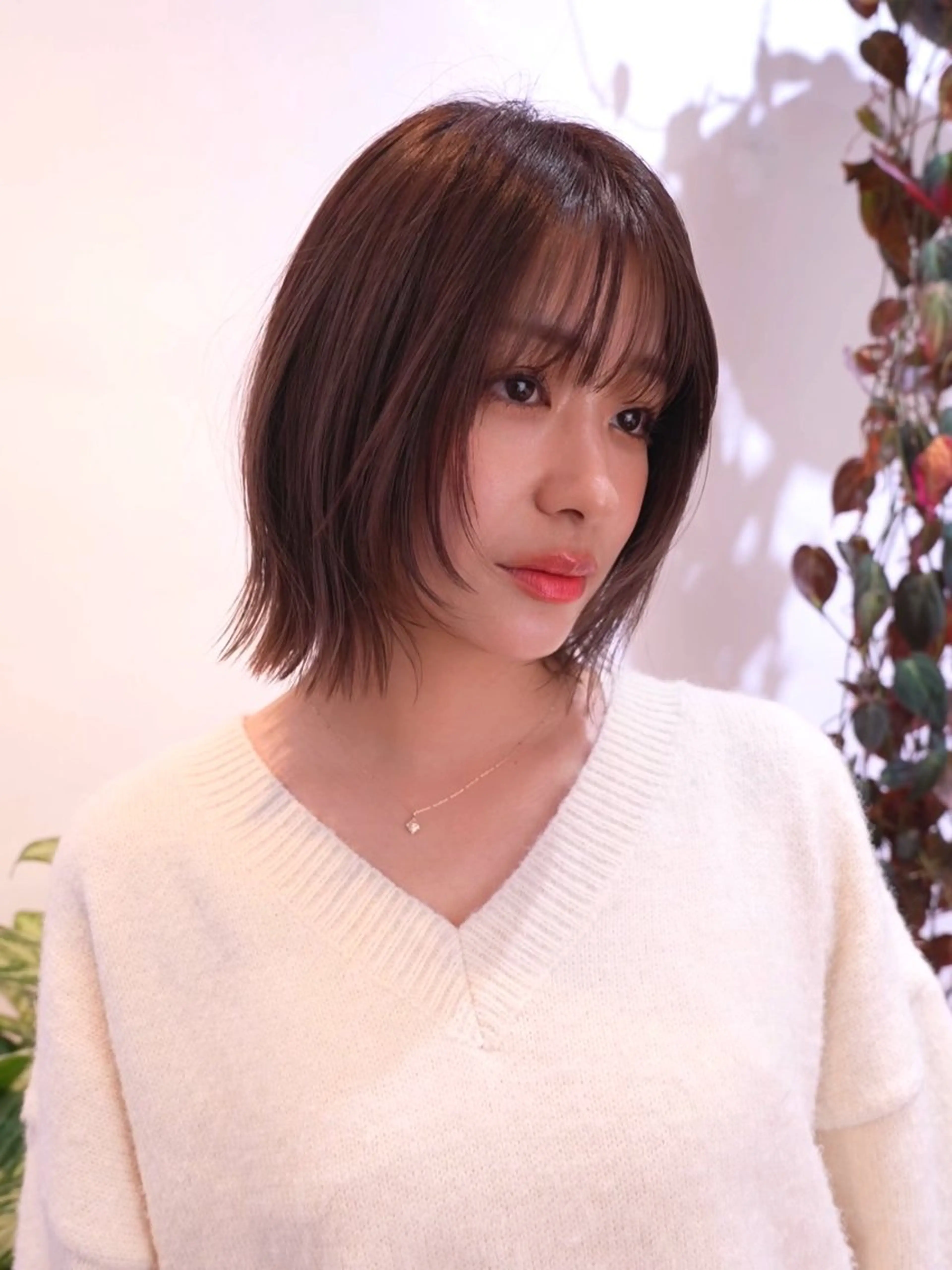 ミディアム ボブレイヤー ボブ レイヤーカット Yim.hair所属・Yim.hair RYUのヘアスタイル