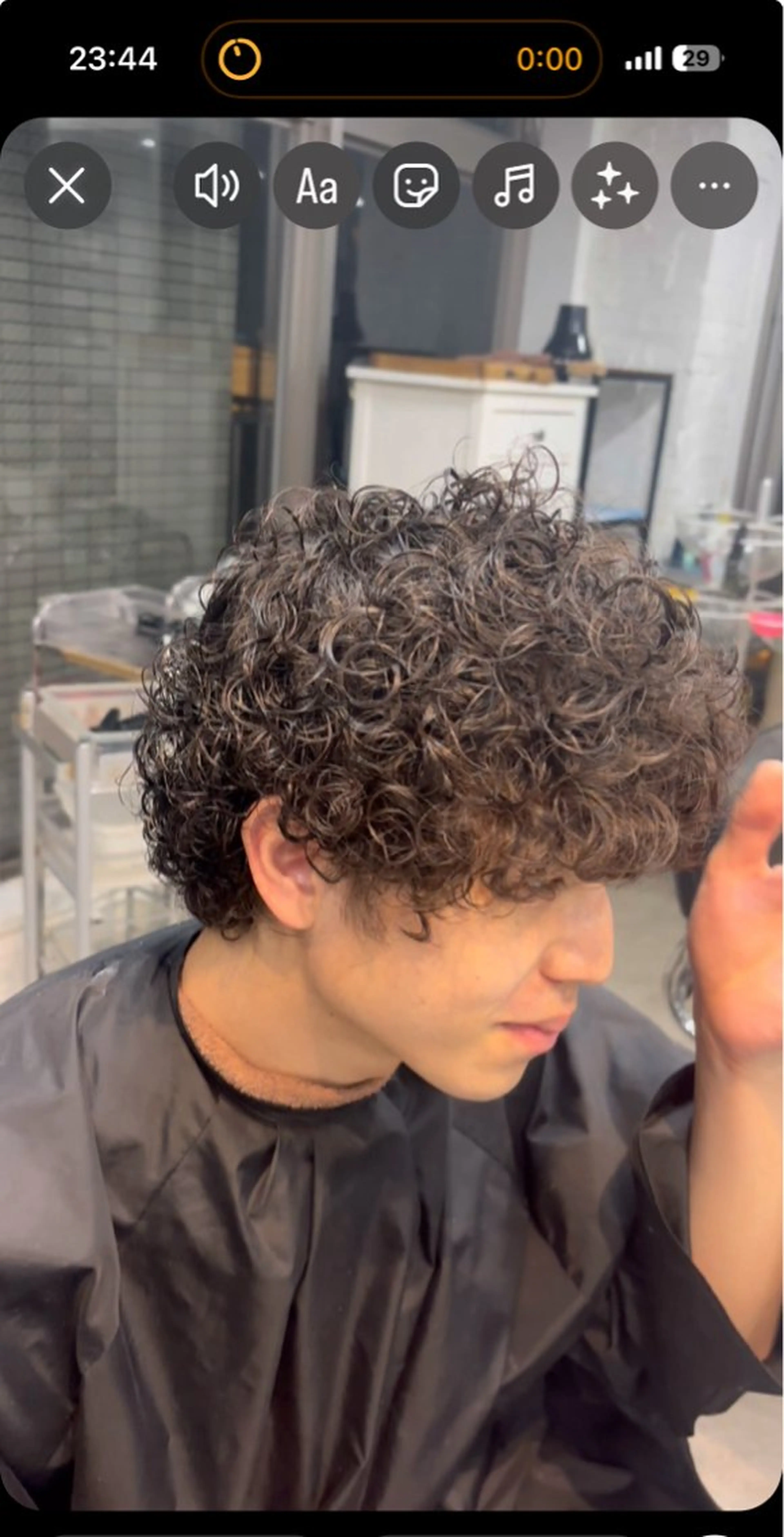 ミディアム パーマ メンズ 11.12月限定割引 fifth前比嘉💥のヘアスタイル