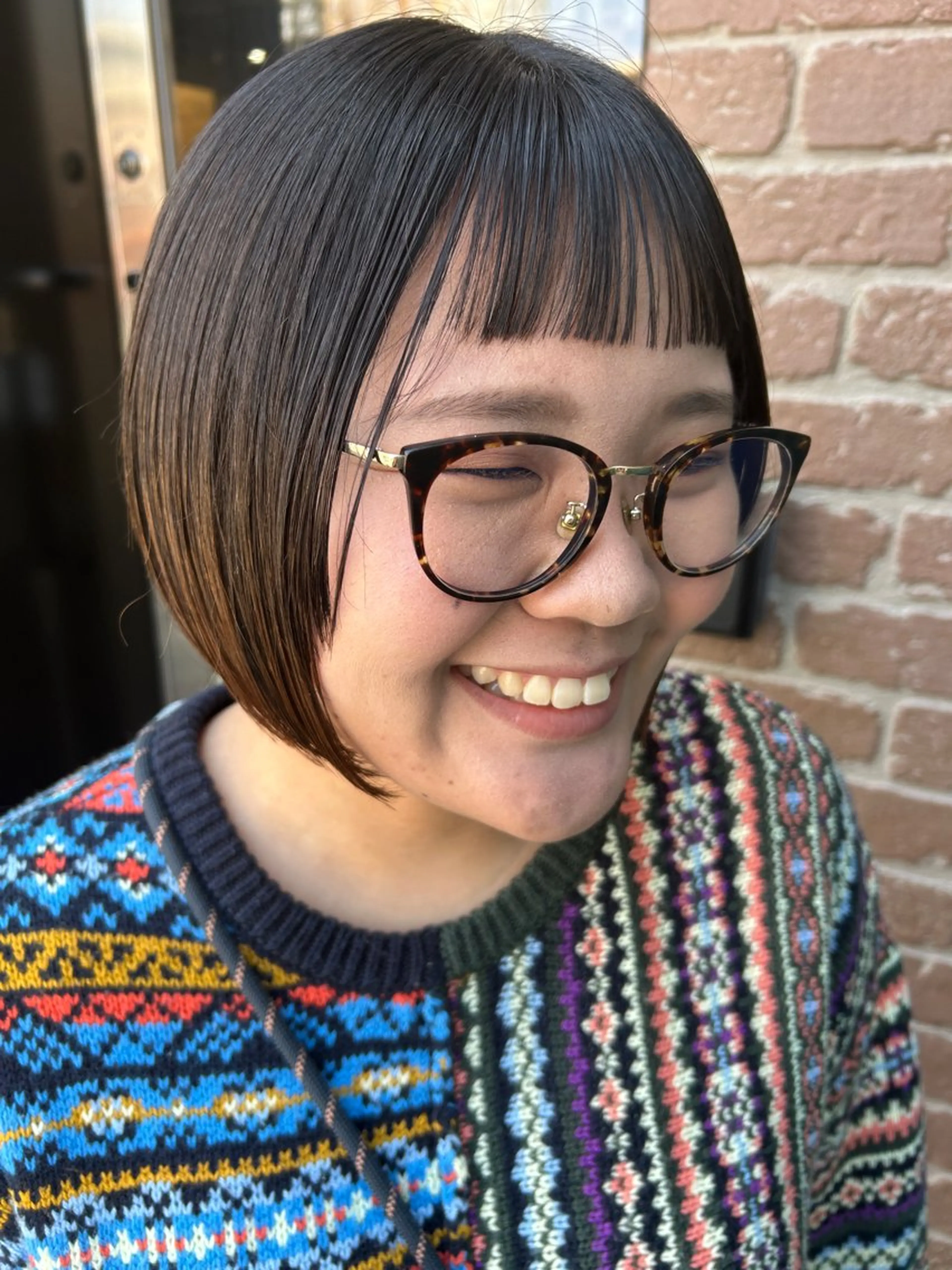 ショート カラー カット 久木原 ゆりのヘアスタイル