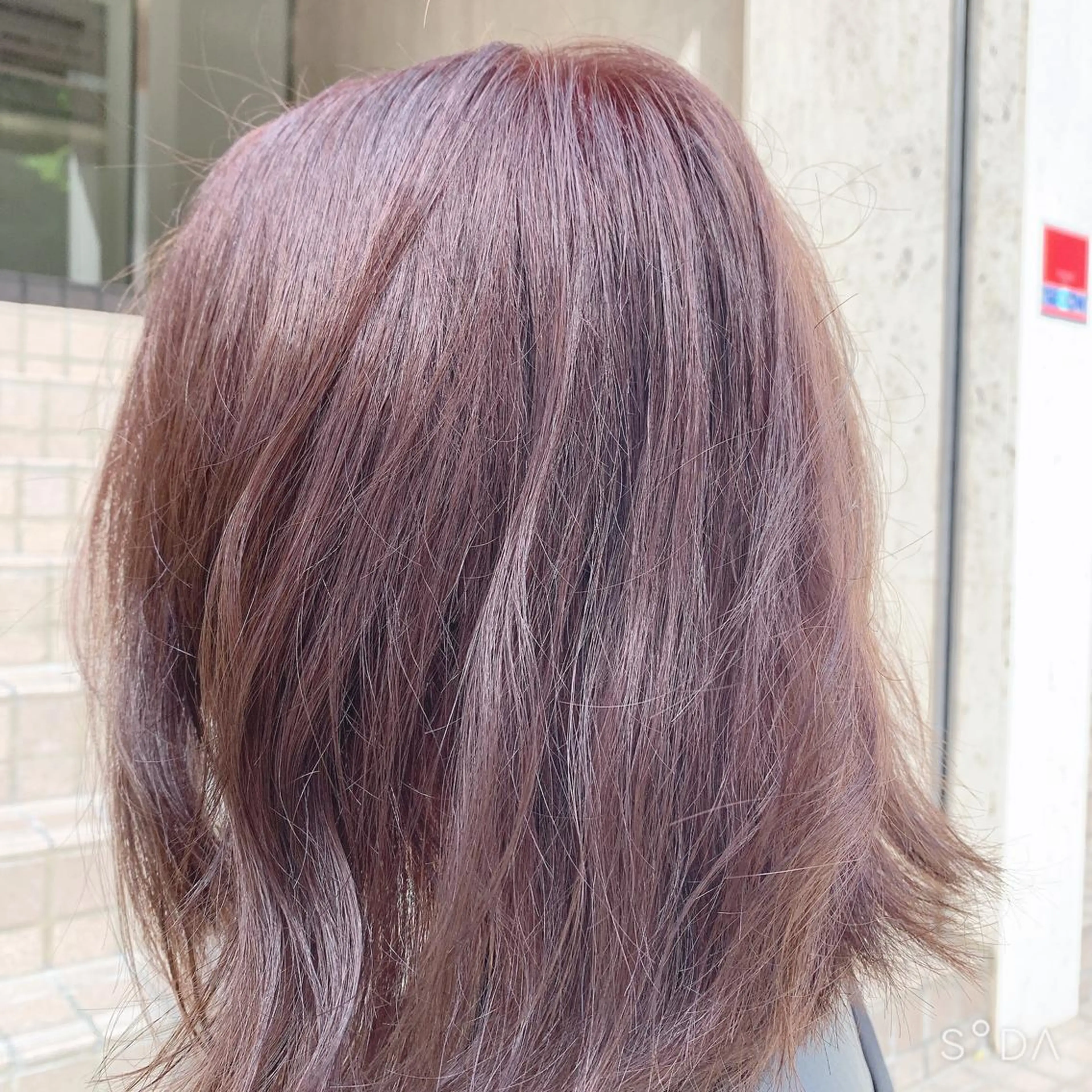 セミロング ピンクブラウン SHION / sara🌿‬のヘアスタイル