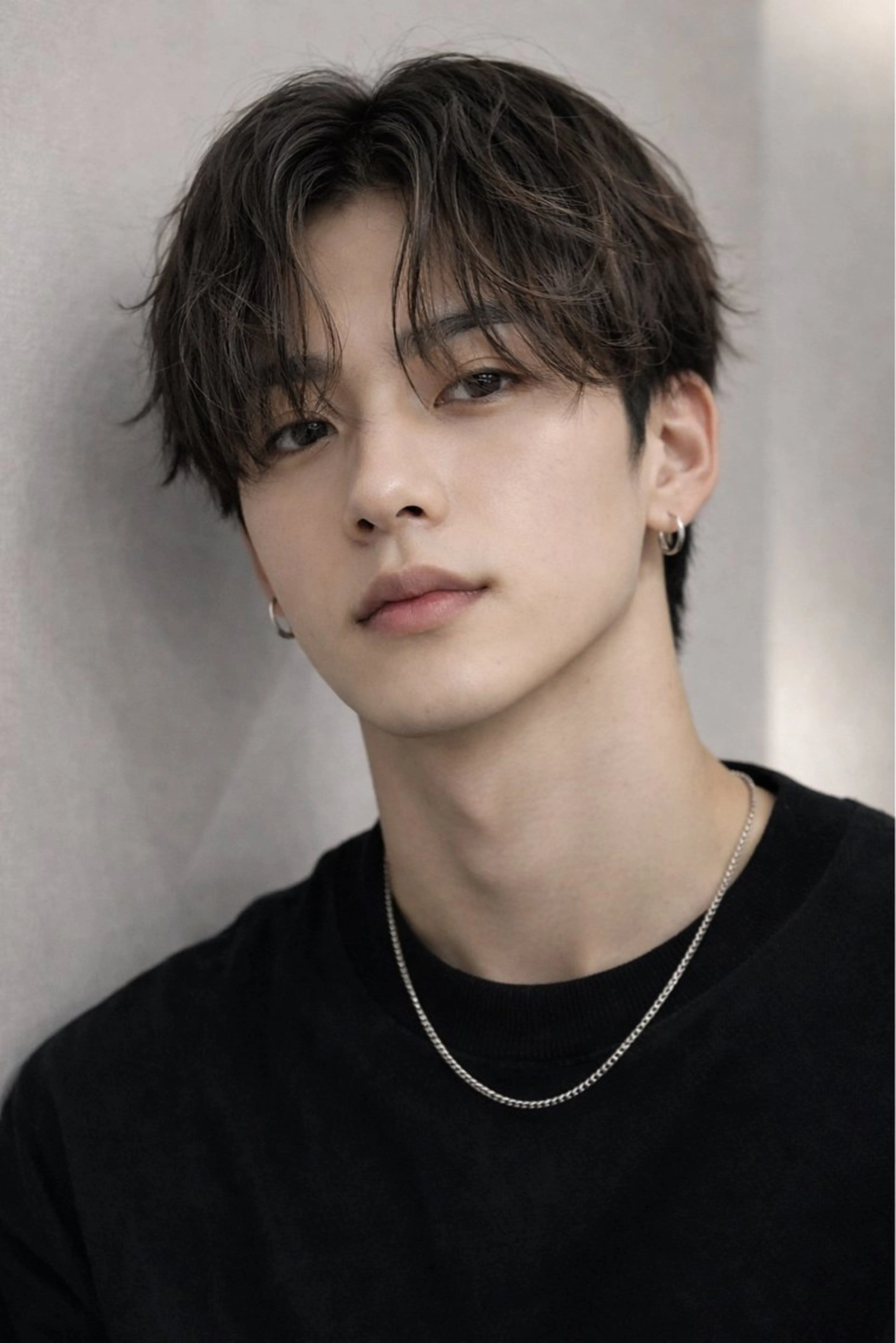 メンズカット＋フェザーパーマの写真