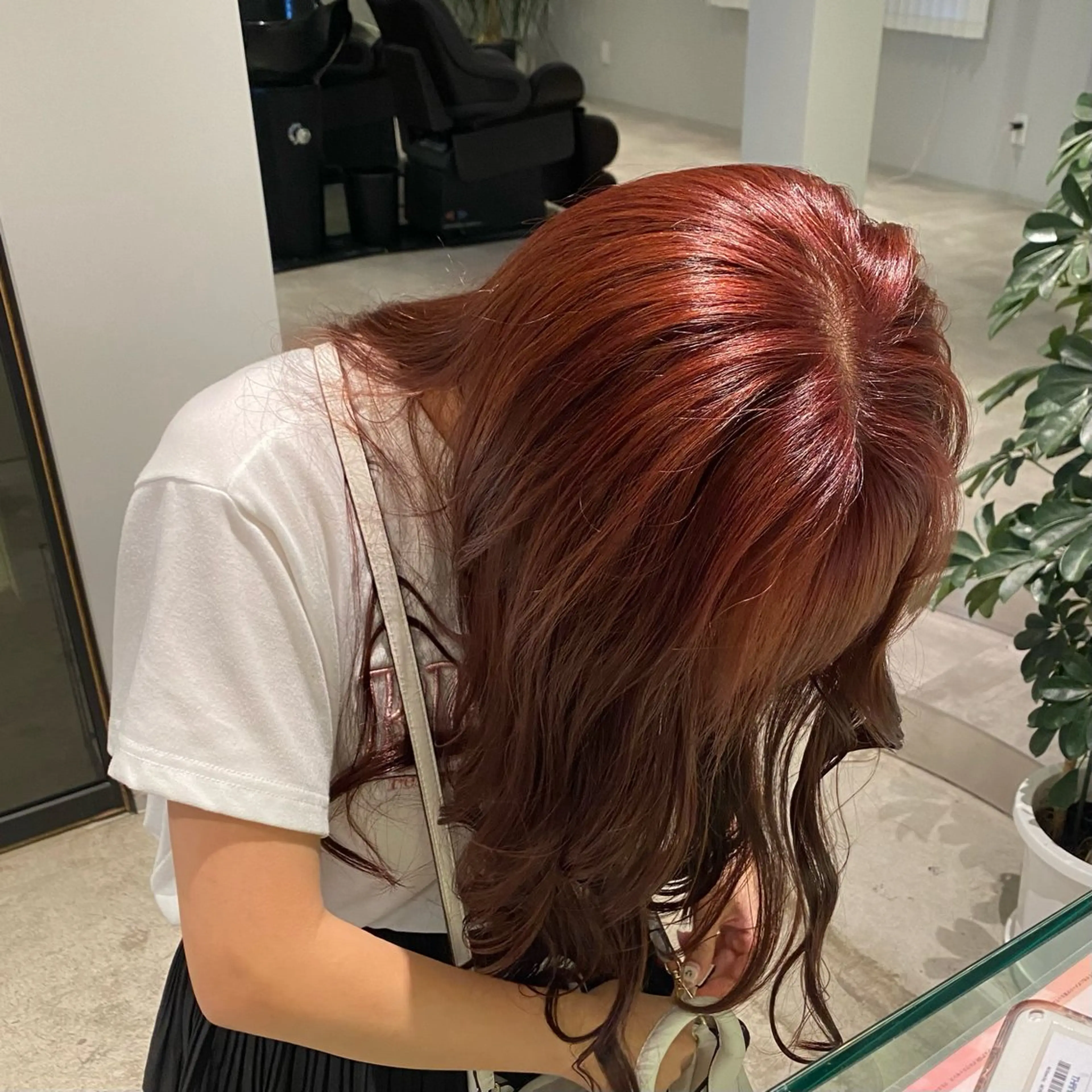 ロング カラー kelly.un MIUのヘアスタイル