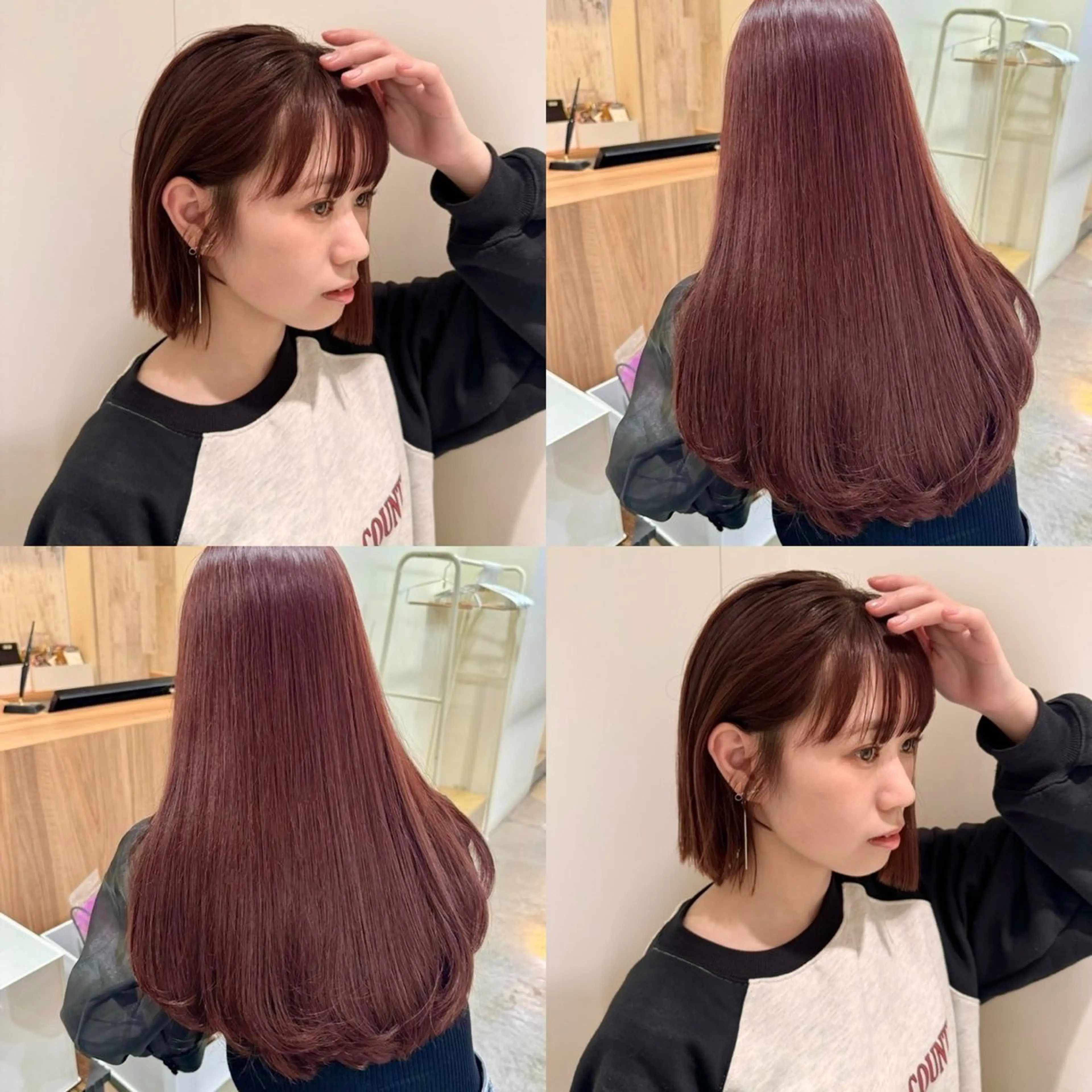 カラー 🎀asumi/艶カ ラー/ボブ/ショートのヘアスタイル