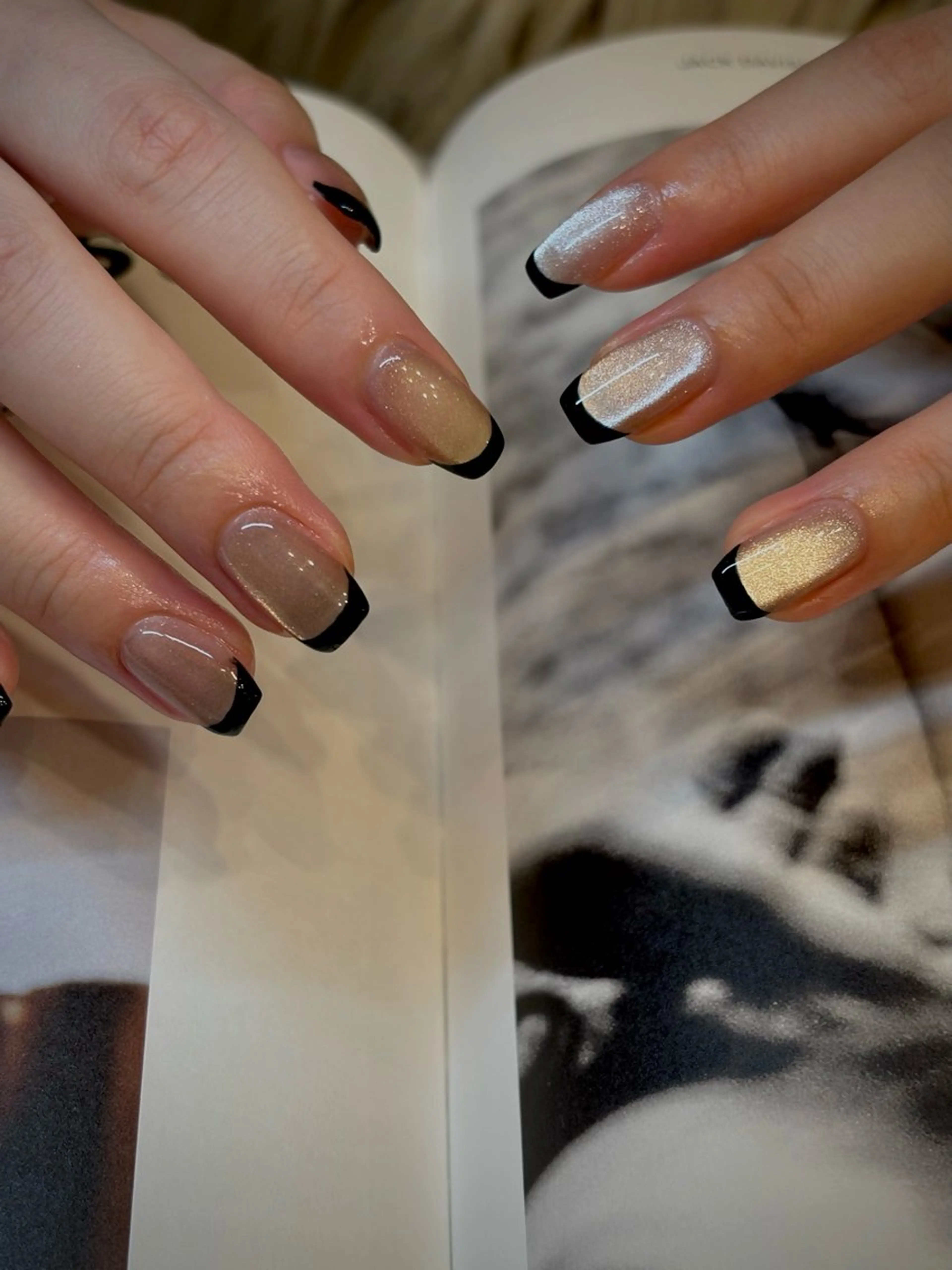 キッズ ネイル フットネイル ジェルネイル マグネットネイル ニュアンスネイル ワンカラーネイル illum hicariのネイルデザイン