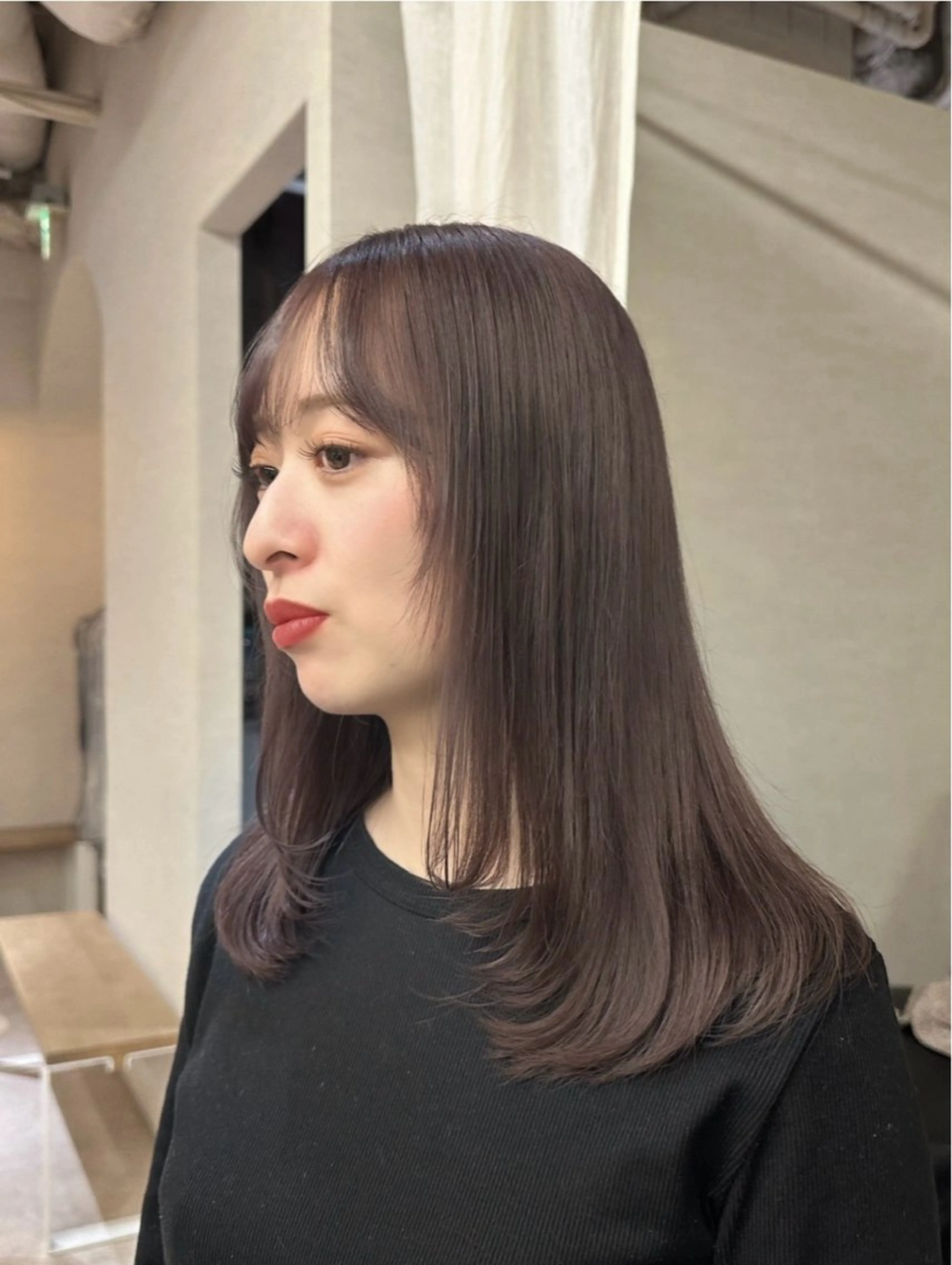 カラー ヘアカラー 梅田/レイヤーモデル 花音のヘアスタイル