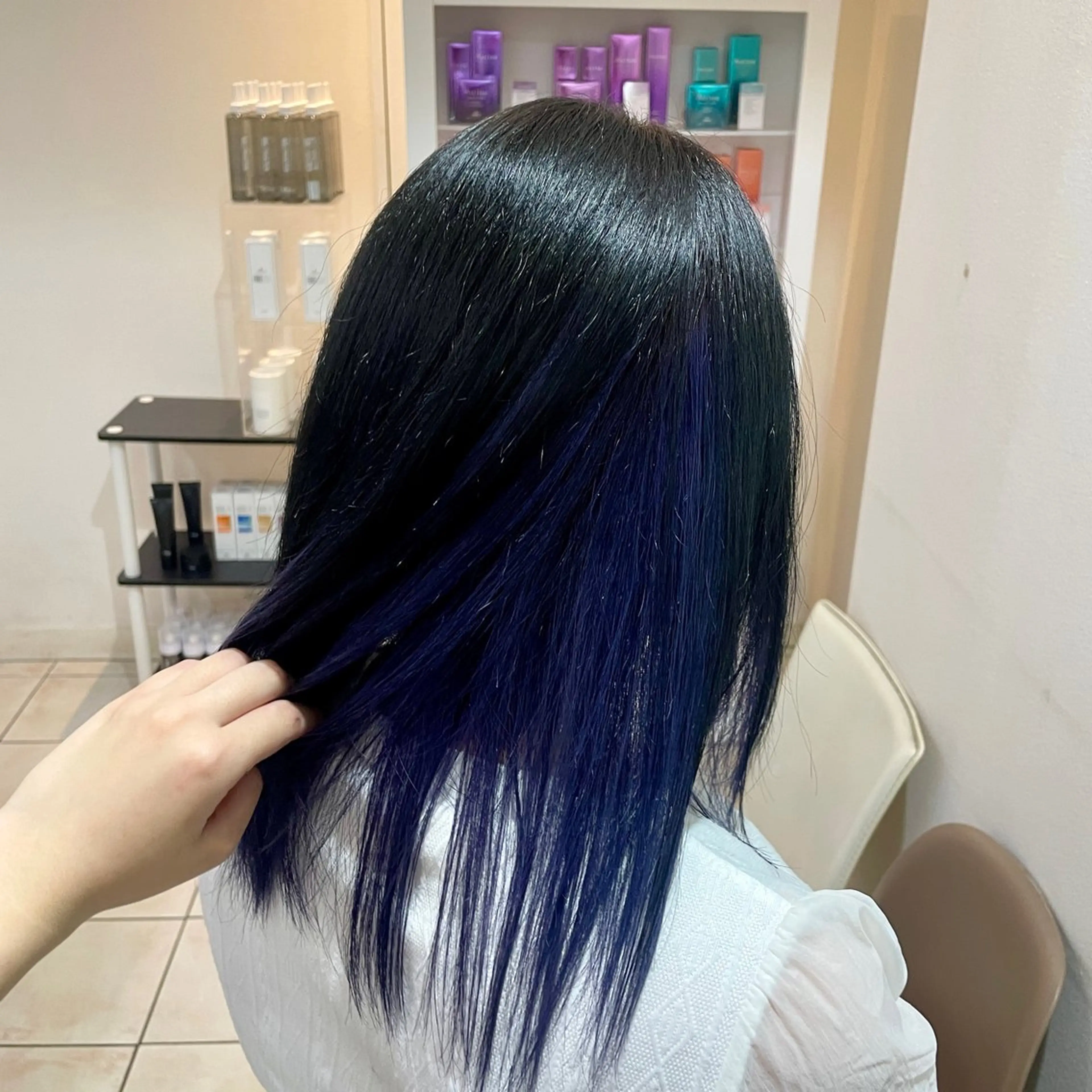 セミロング カラー ブリーチ/ヘアセット 【𝙍𝙞𝙣𝙤】のヘアスタイル