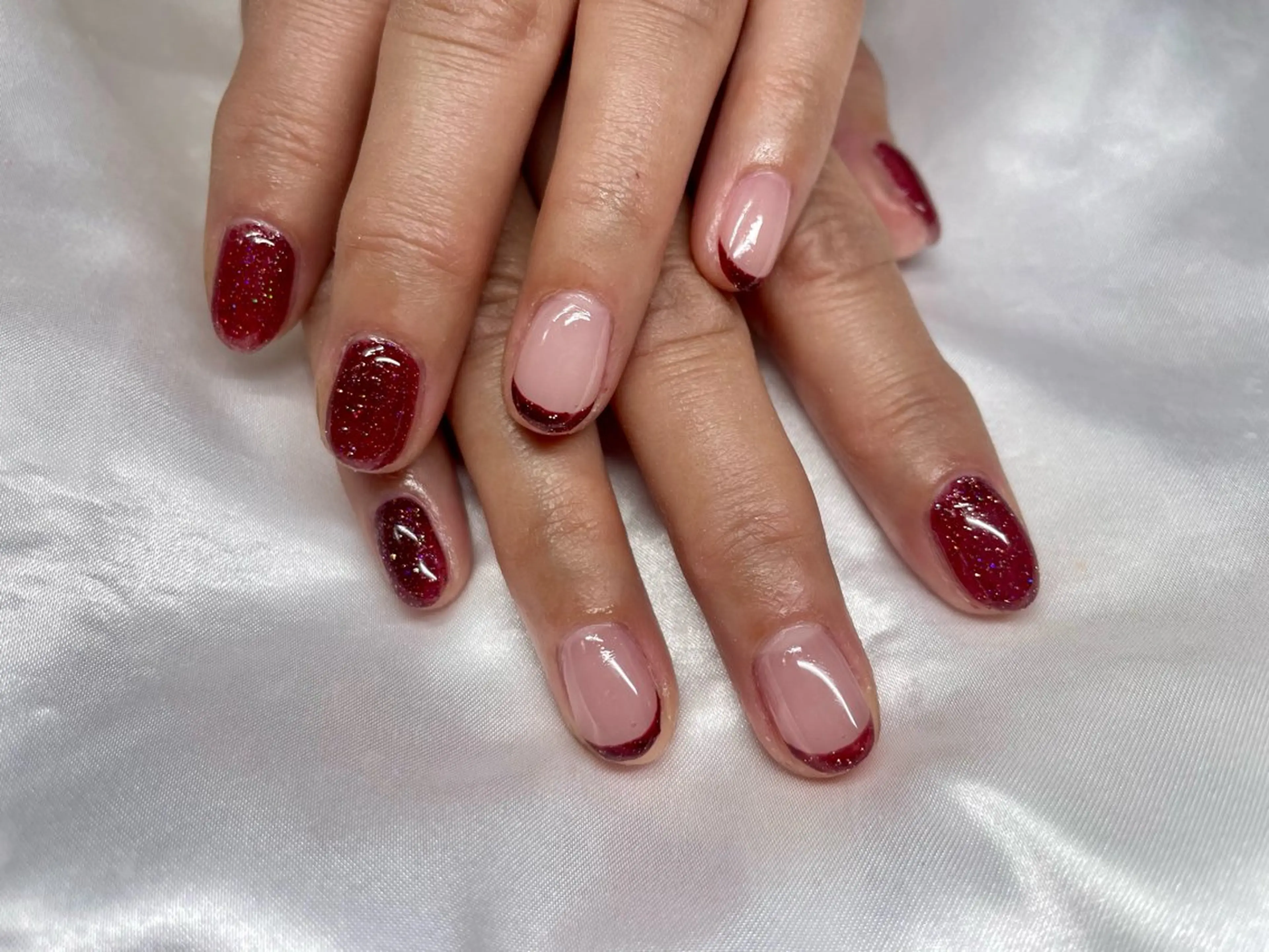 ネイル フラッシュネイル シンプルネイル 前田 凜のネイルデザイン