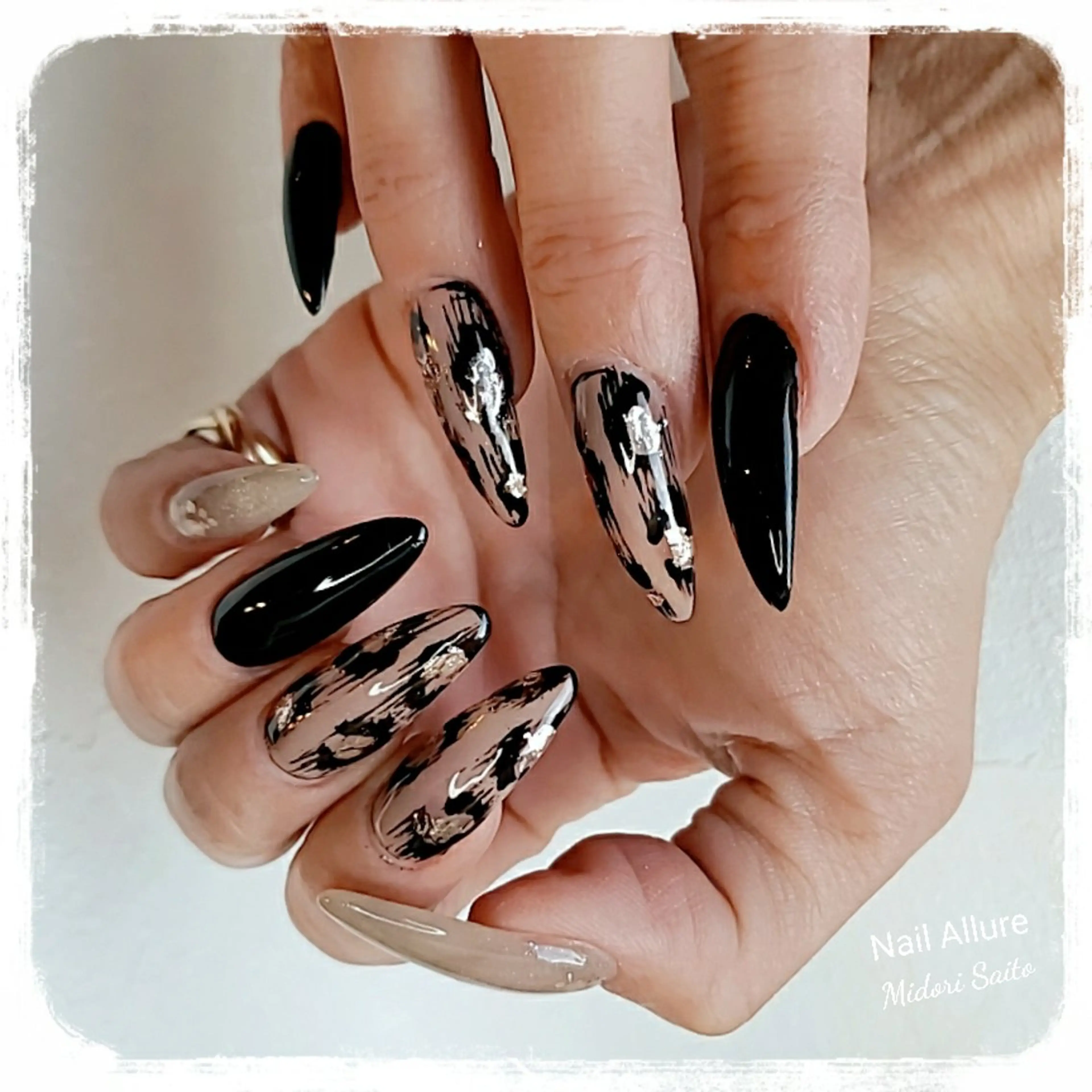 ネイル アニマル柄 Nail Allureのネイルデザイン