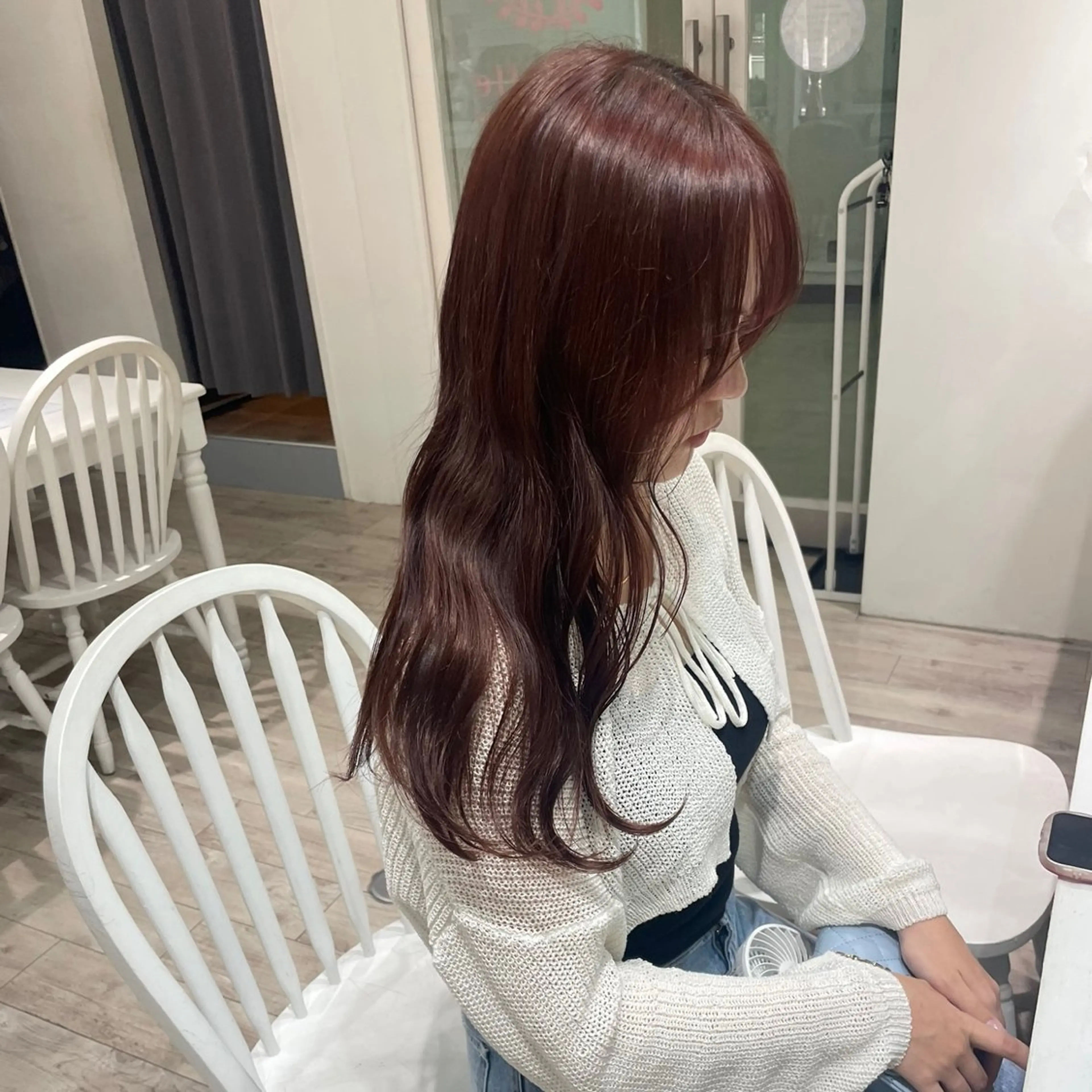 ロング カラー ブリーチ ダブルカラー ブリーチなしカラー ヘアアレンジ/ 暖色🩵hazukiのヘアスタイル